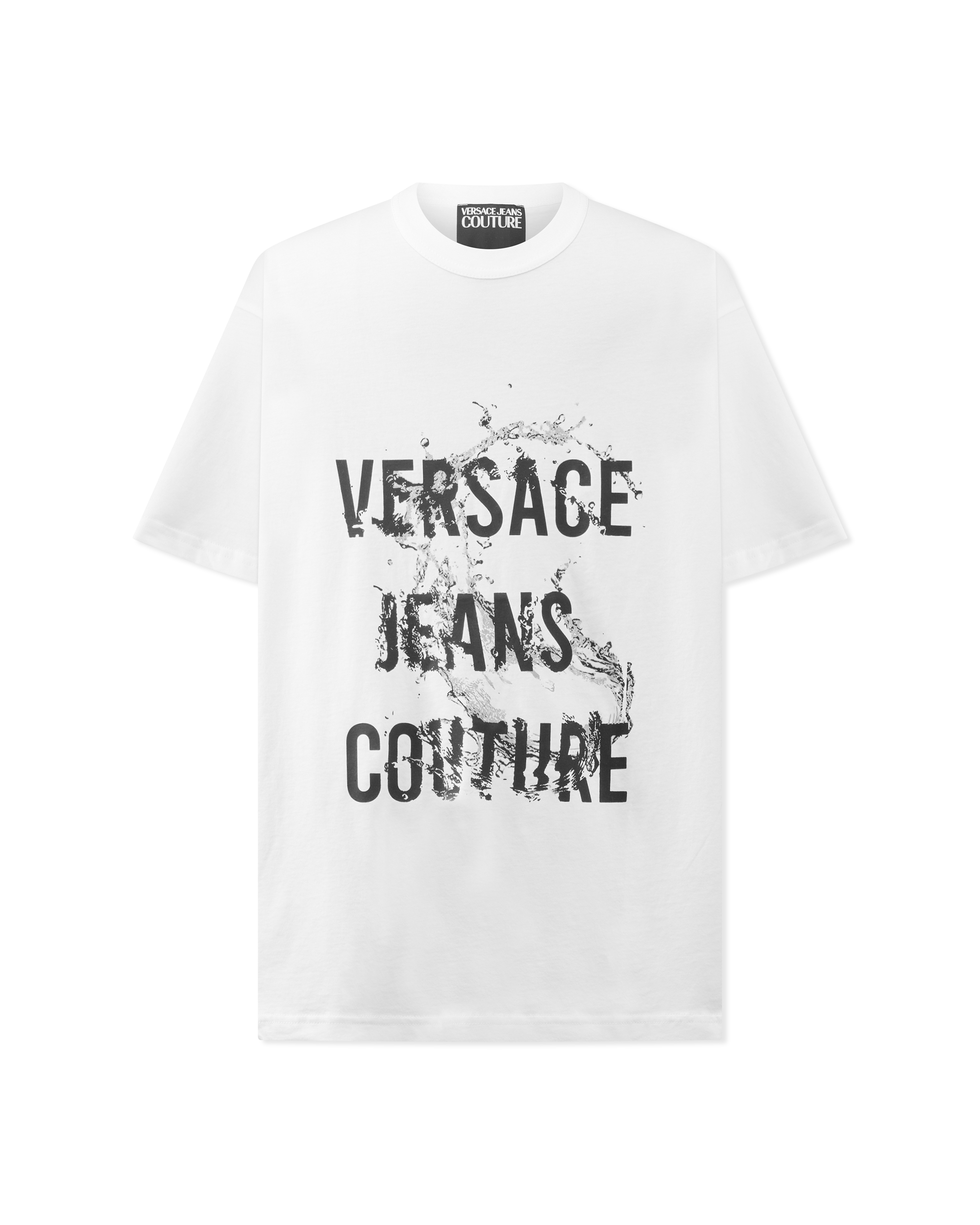 Water Logo Cotton T-Shirt