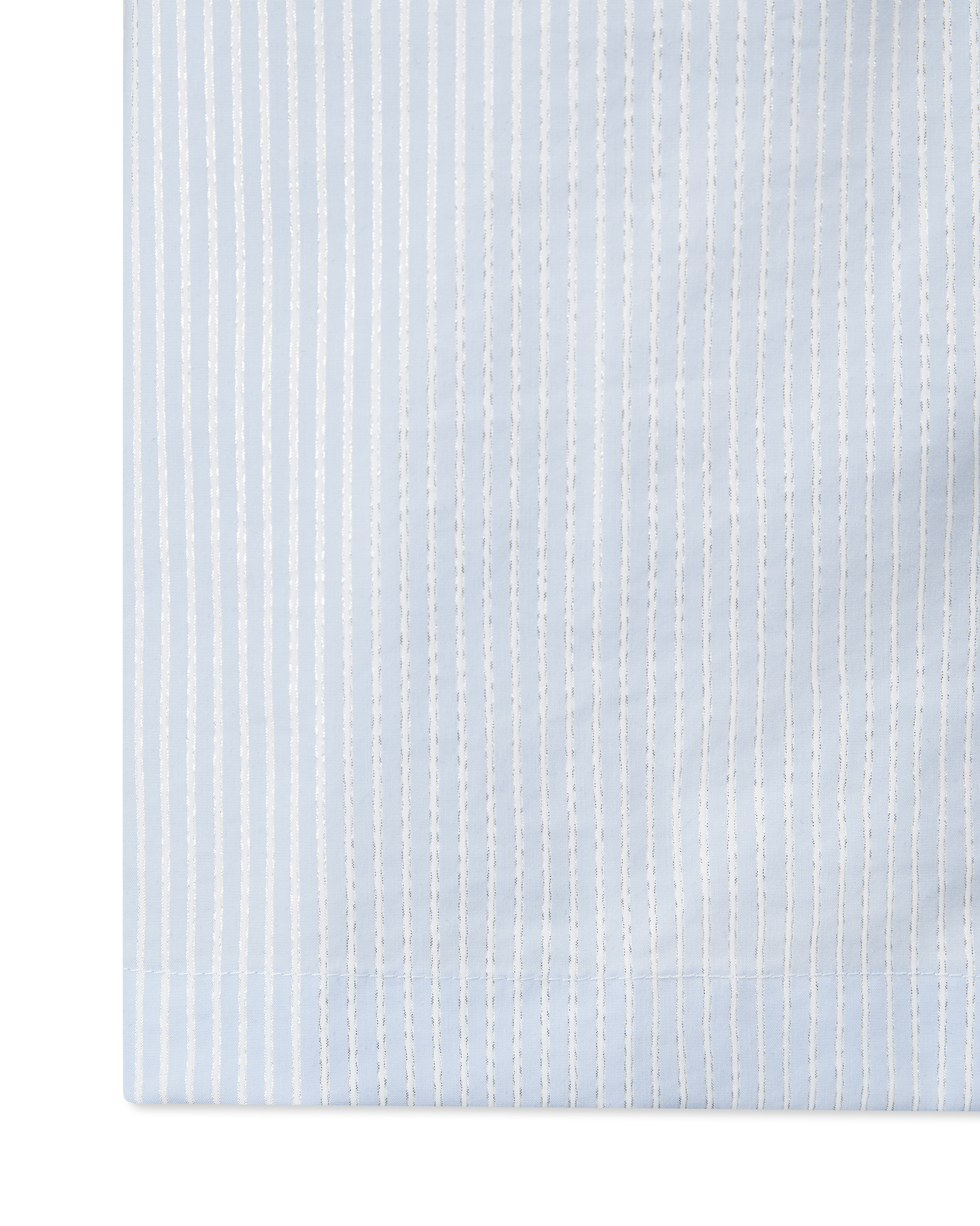 Institutional Logo Patch Striped Shirt