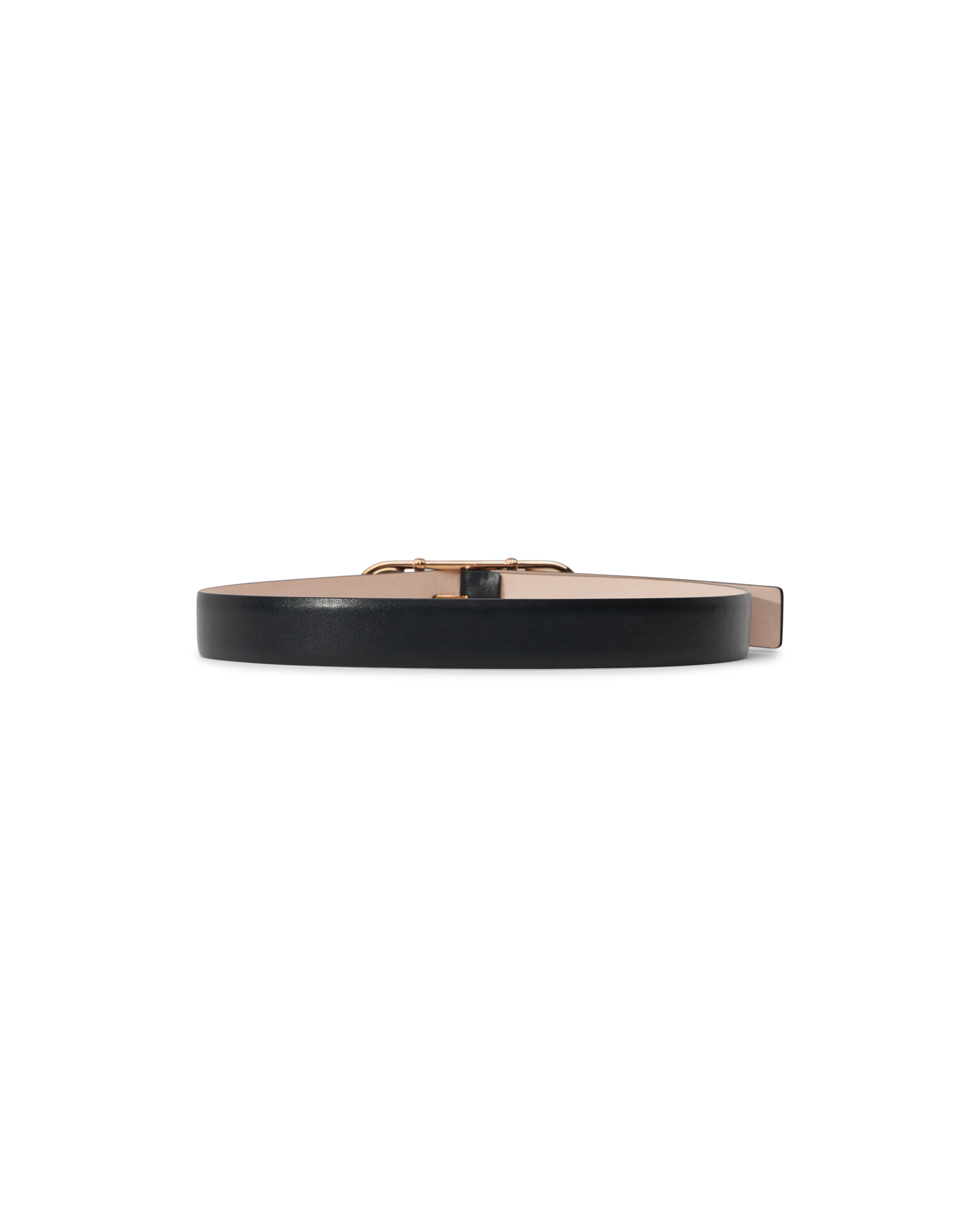 Safety Pin Leather Belt