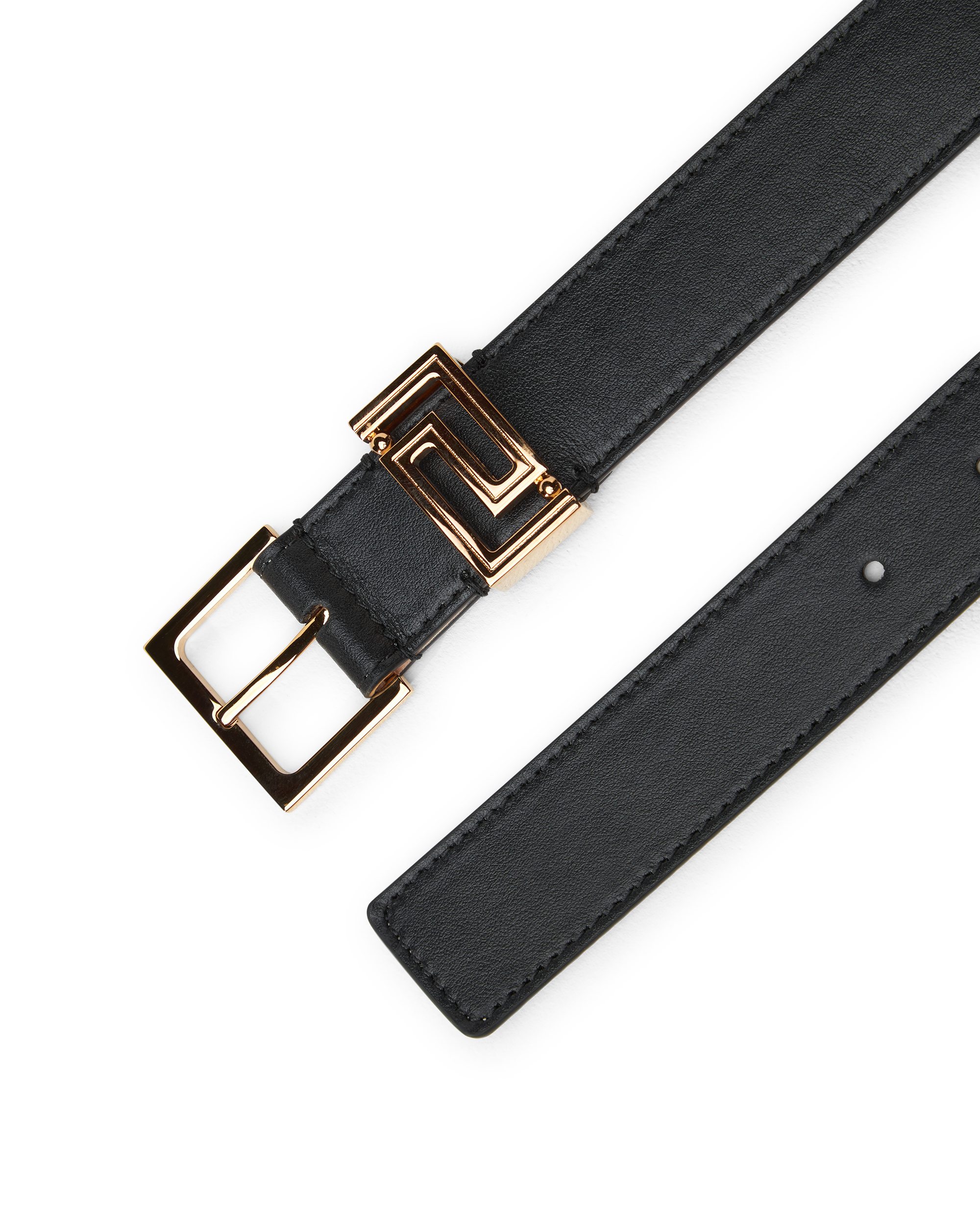 Greca Goddess Leather Belt