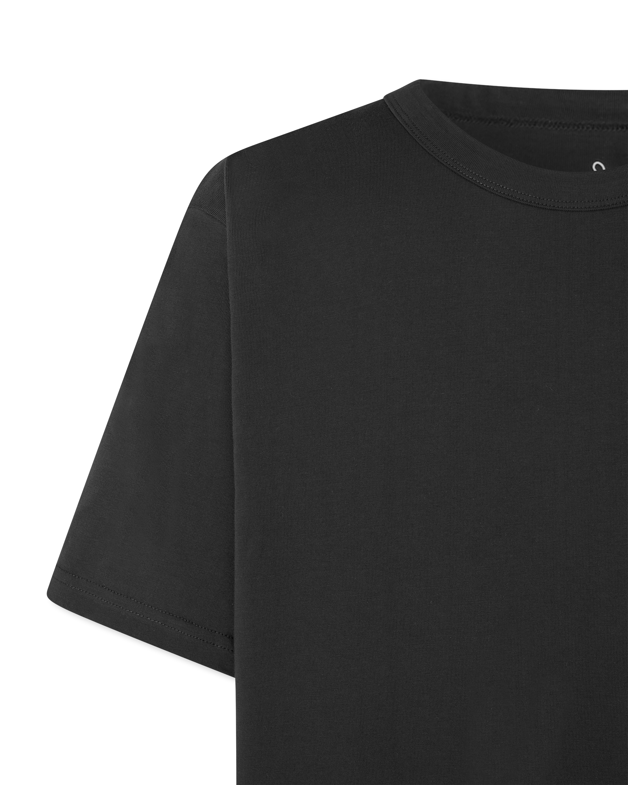 Black Us-grown Kris Supima Cotton T-Shirt by Jude Neale | DIHSAN
