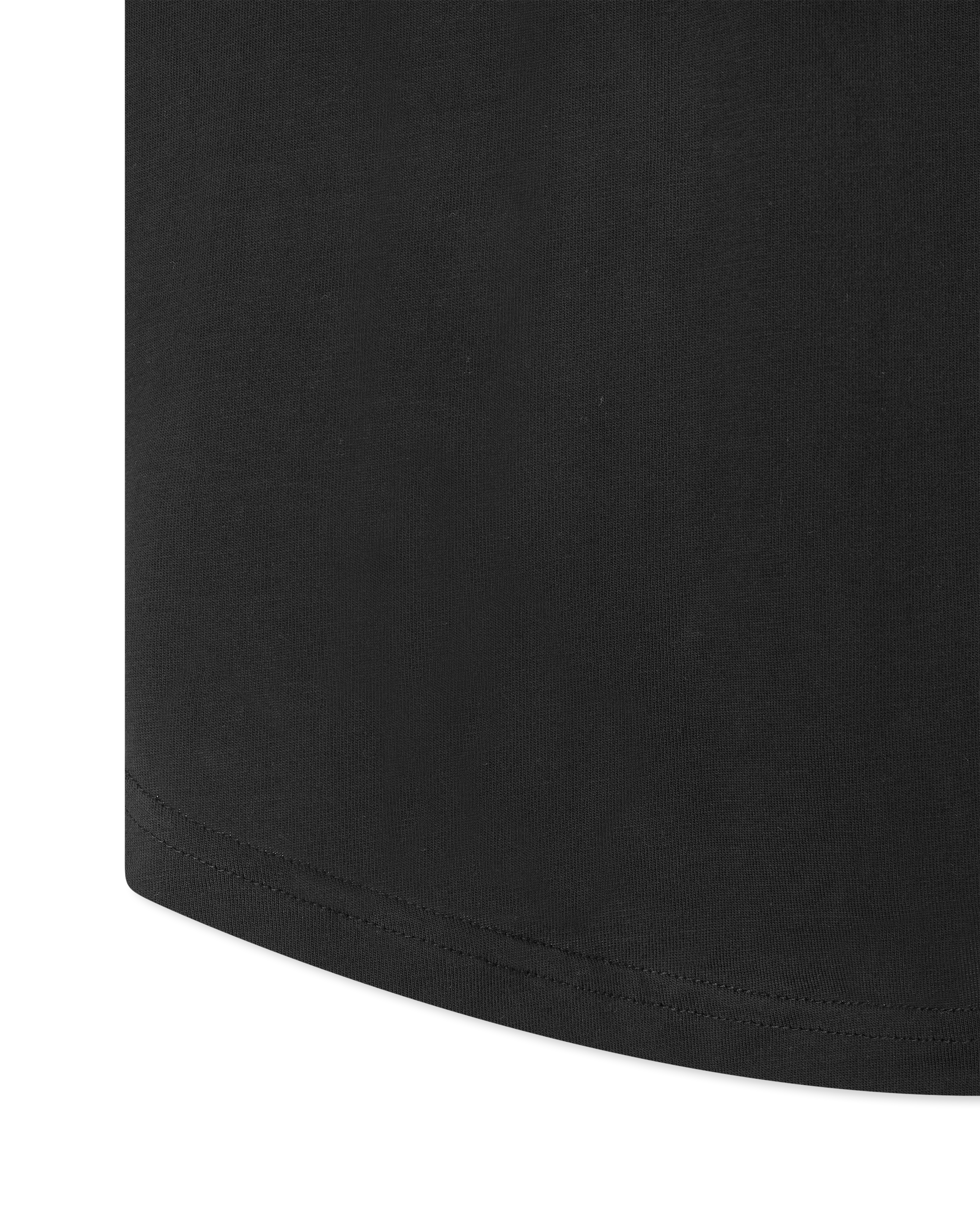 Black Us-grown Kris Supima Cotton T-Shirt by Jude Neale | DIHSAN