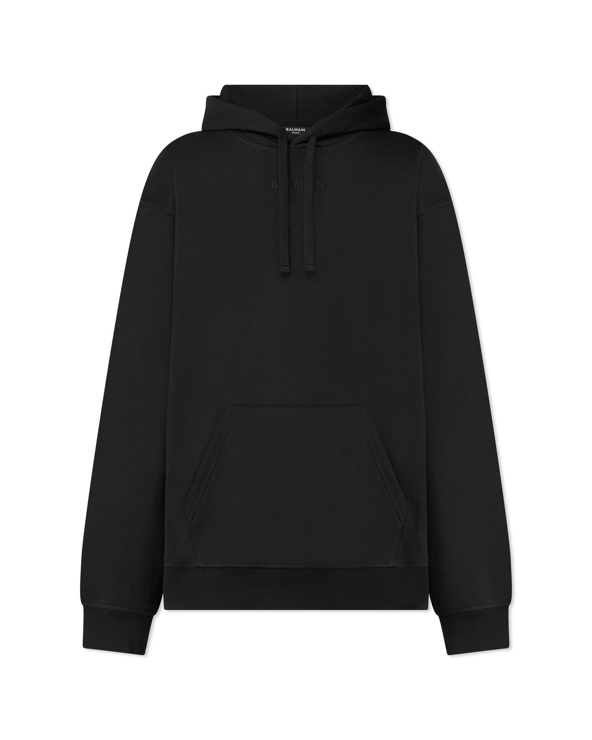 Balmain Paris Embossed Logo Hoodie