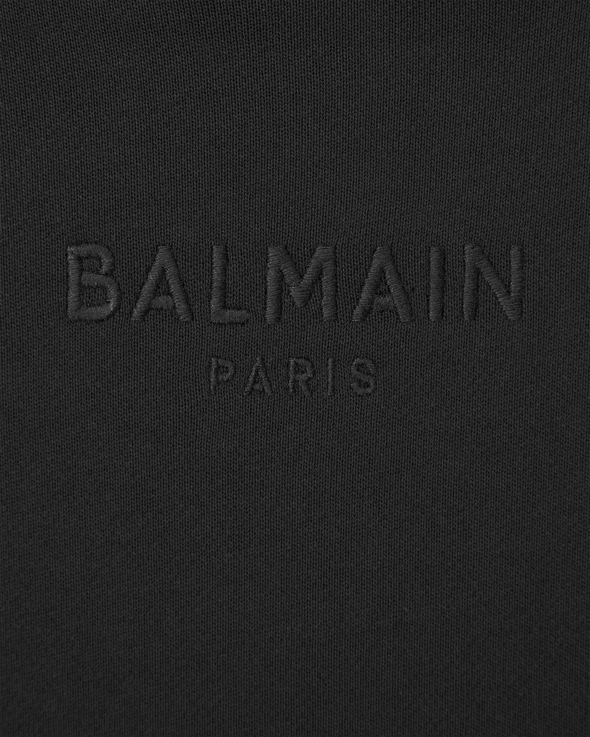 Balmain Paris Embossed Logo Hoodie