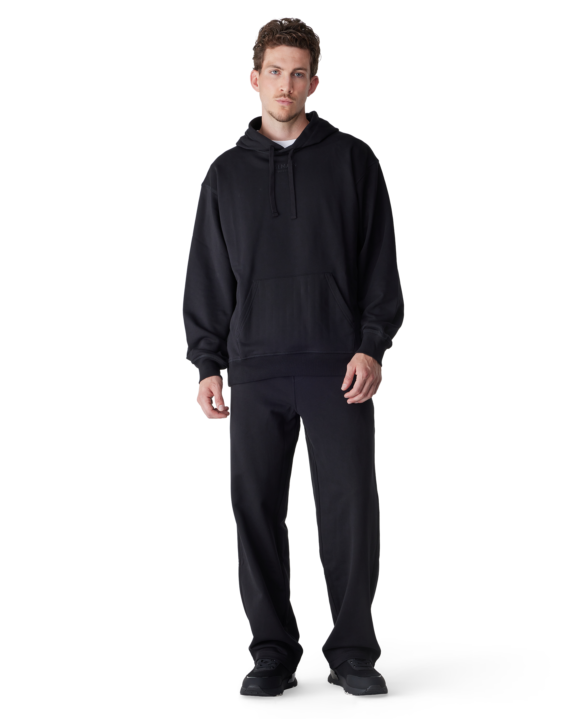 Paris Embossed Logo Hoodie
