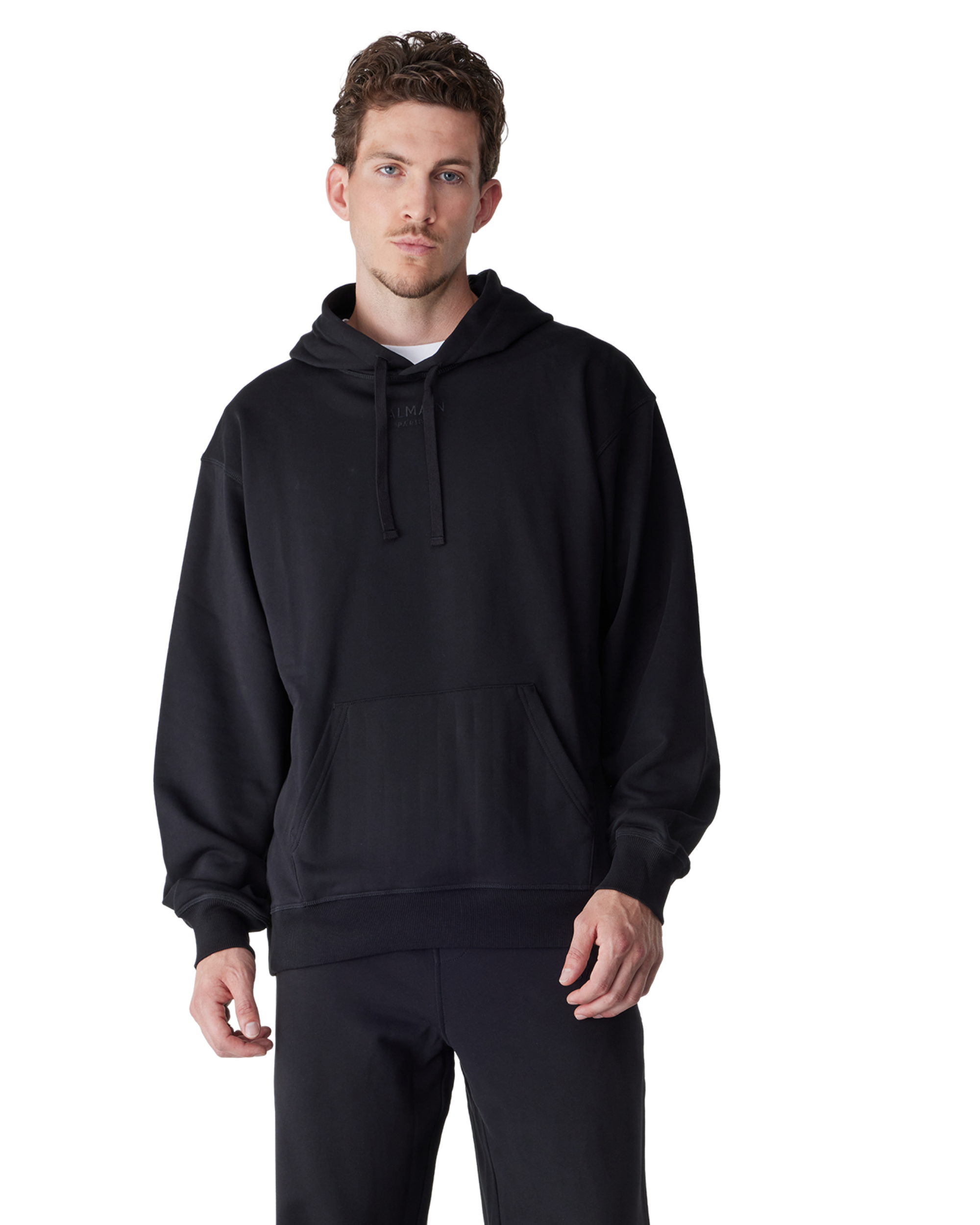 Paris Embossed Logo Hoodie