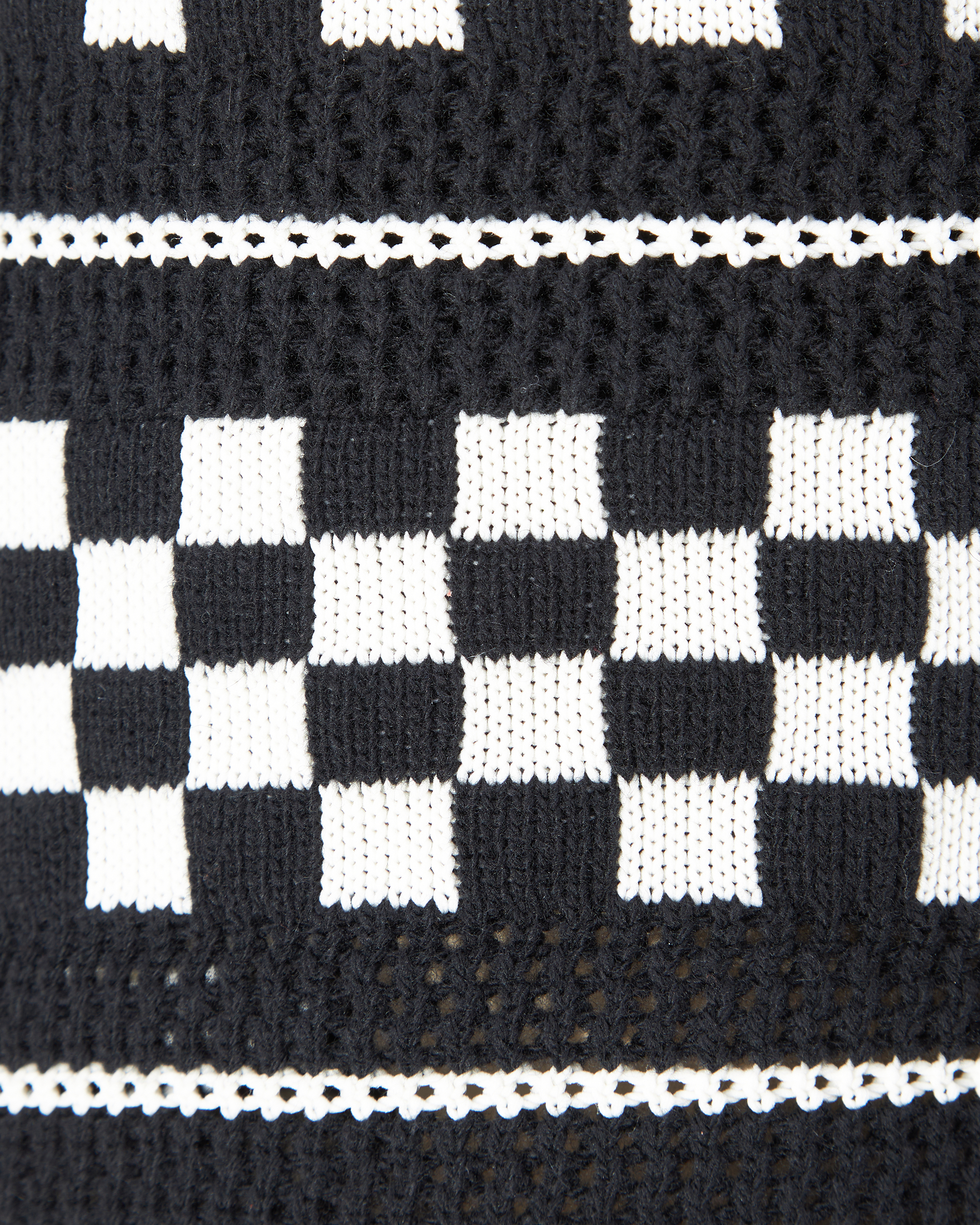 Checkered Drawstring Wool Shorts