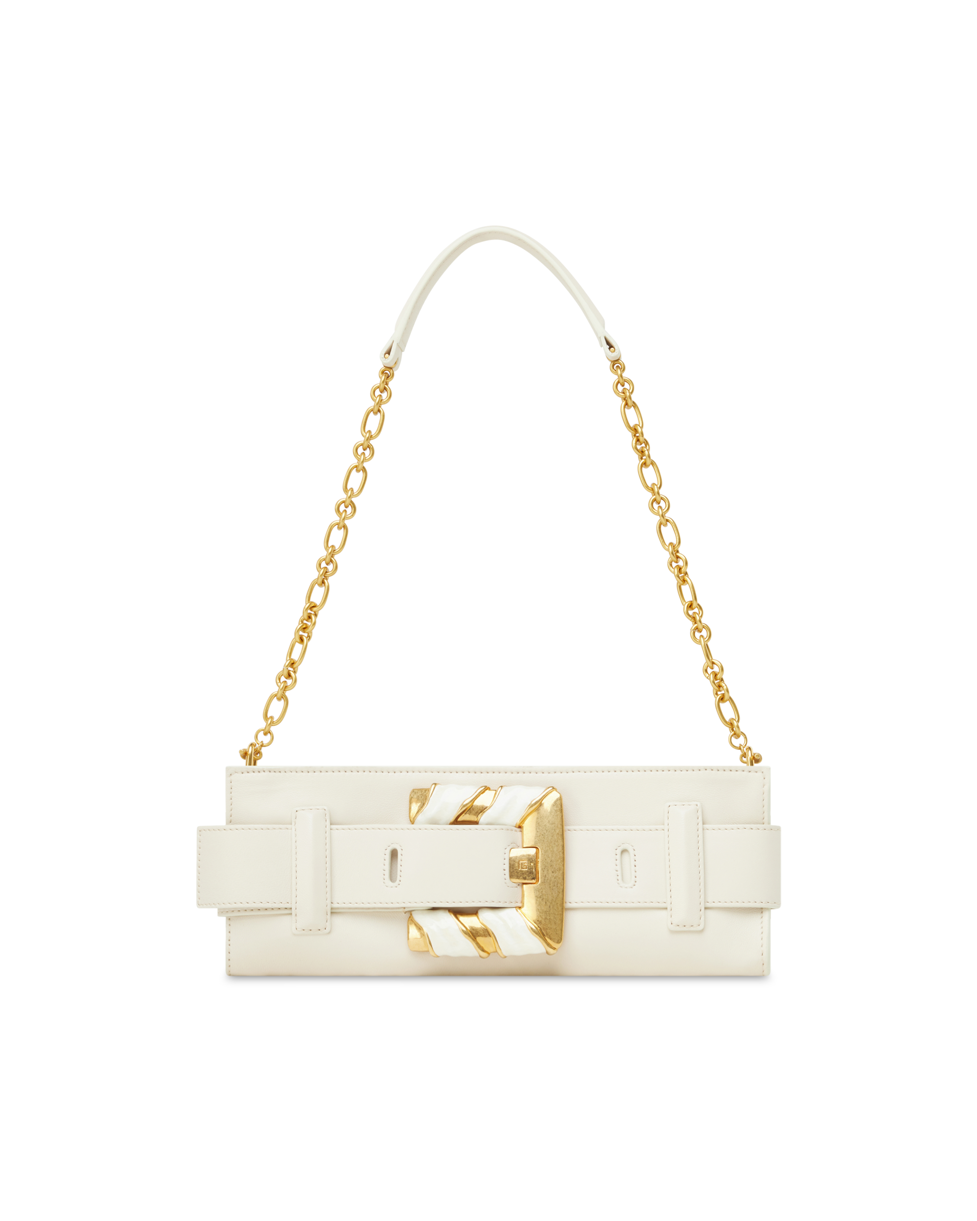 Anthem Lambskin And Enamel Clutch