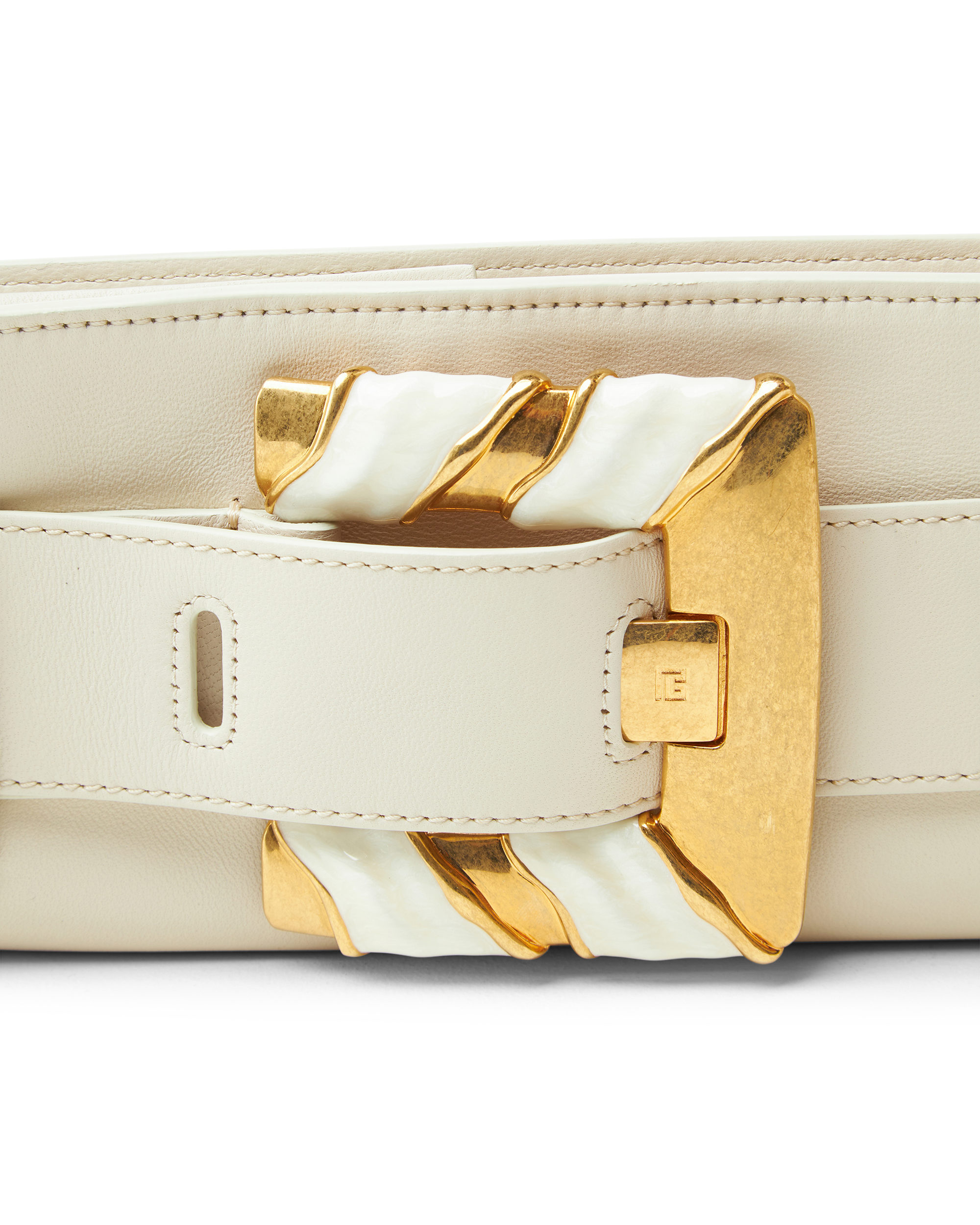 Anthem Lambskin And Enamel Clutch