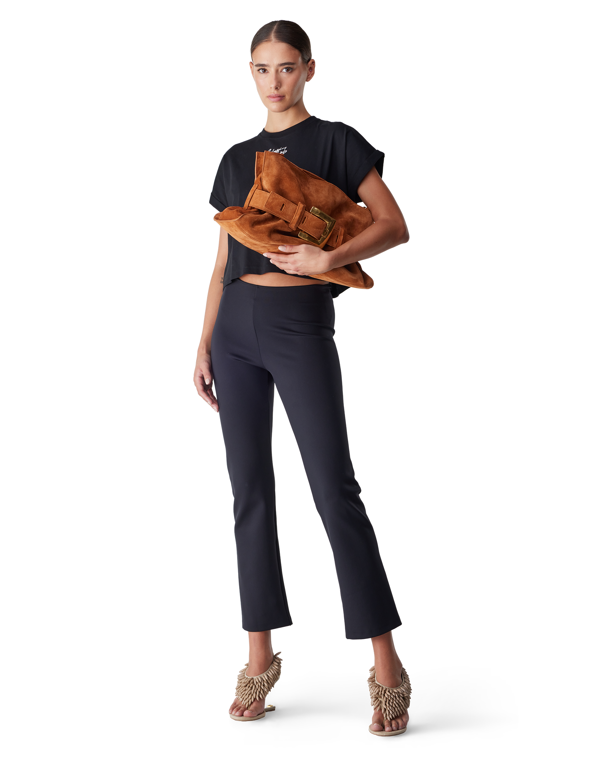 Anthem Medium Suede Leather Bag