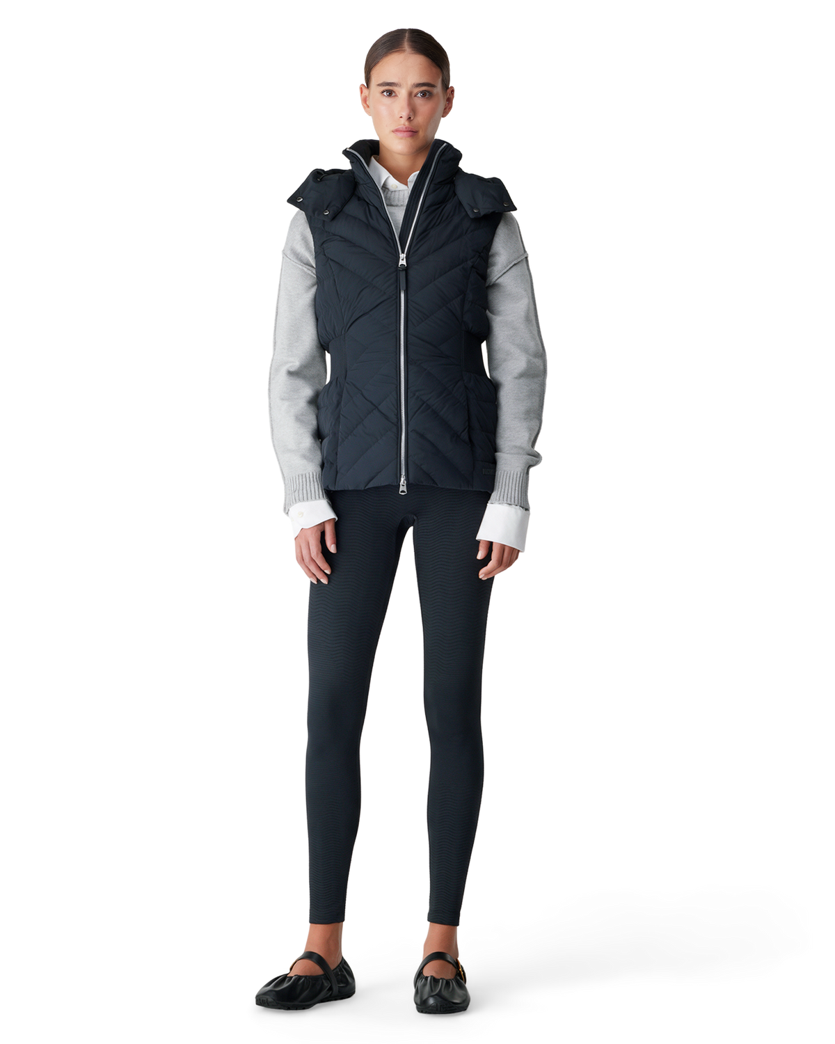 Mackage Hoshi Light Down Hooded Vest | Women's Designer Puffer Vest