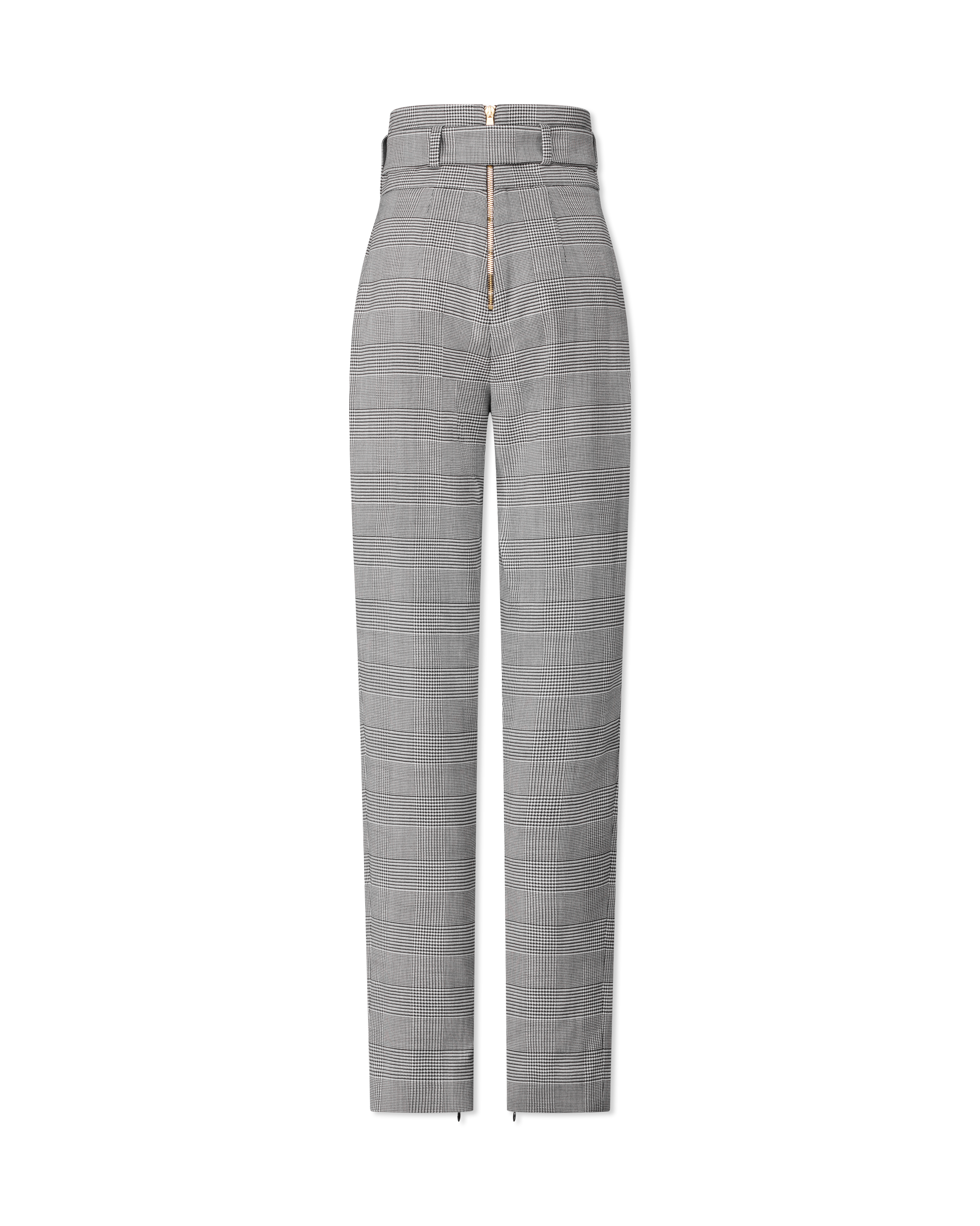 Prince Of Wales Jacquard Stretch Trousers