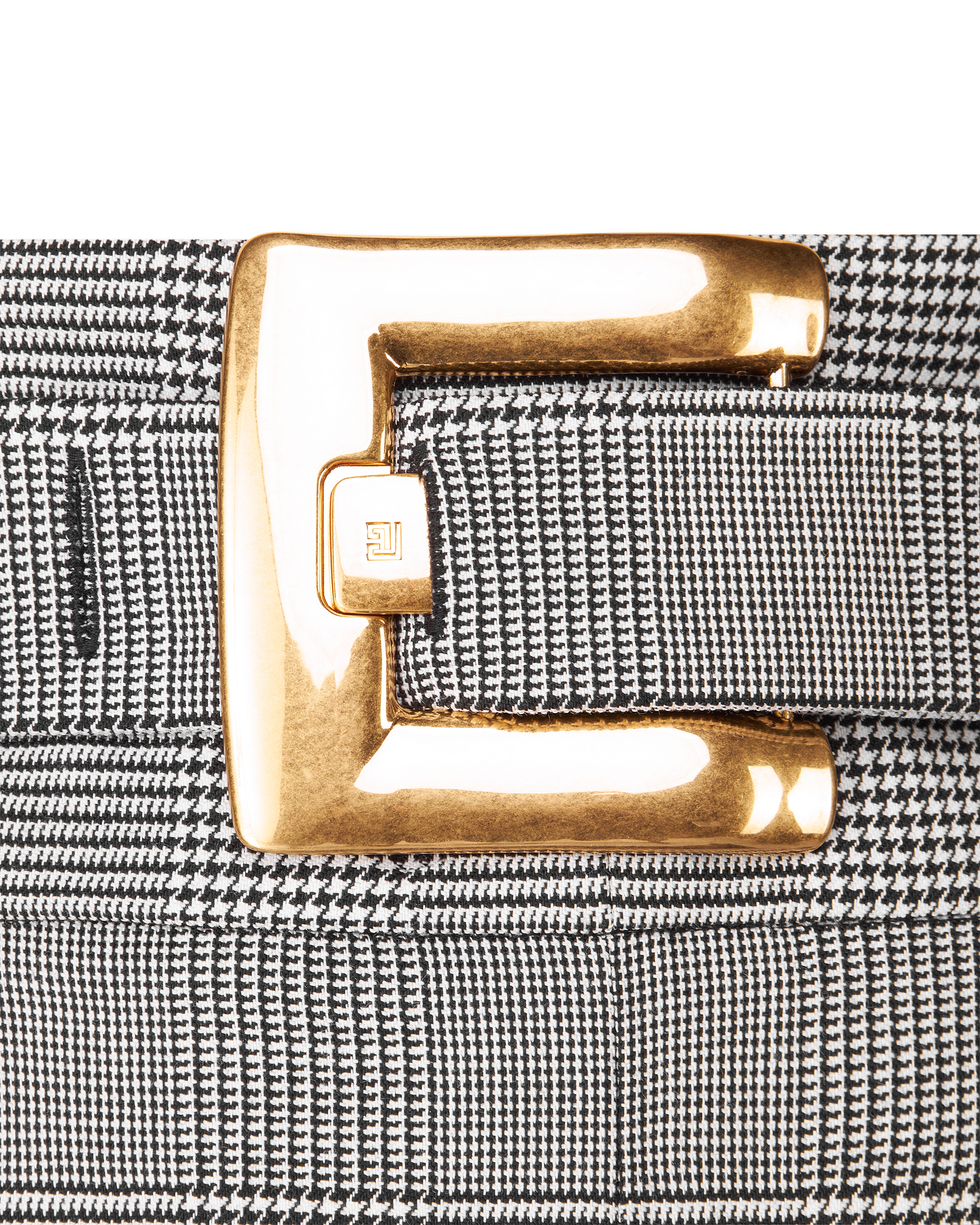Prince Of Wales Jacquard Stretch Trousers