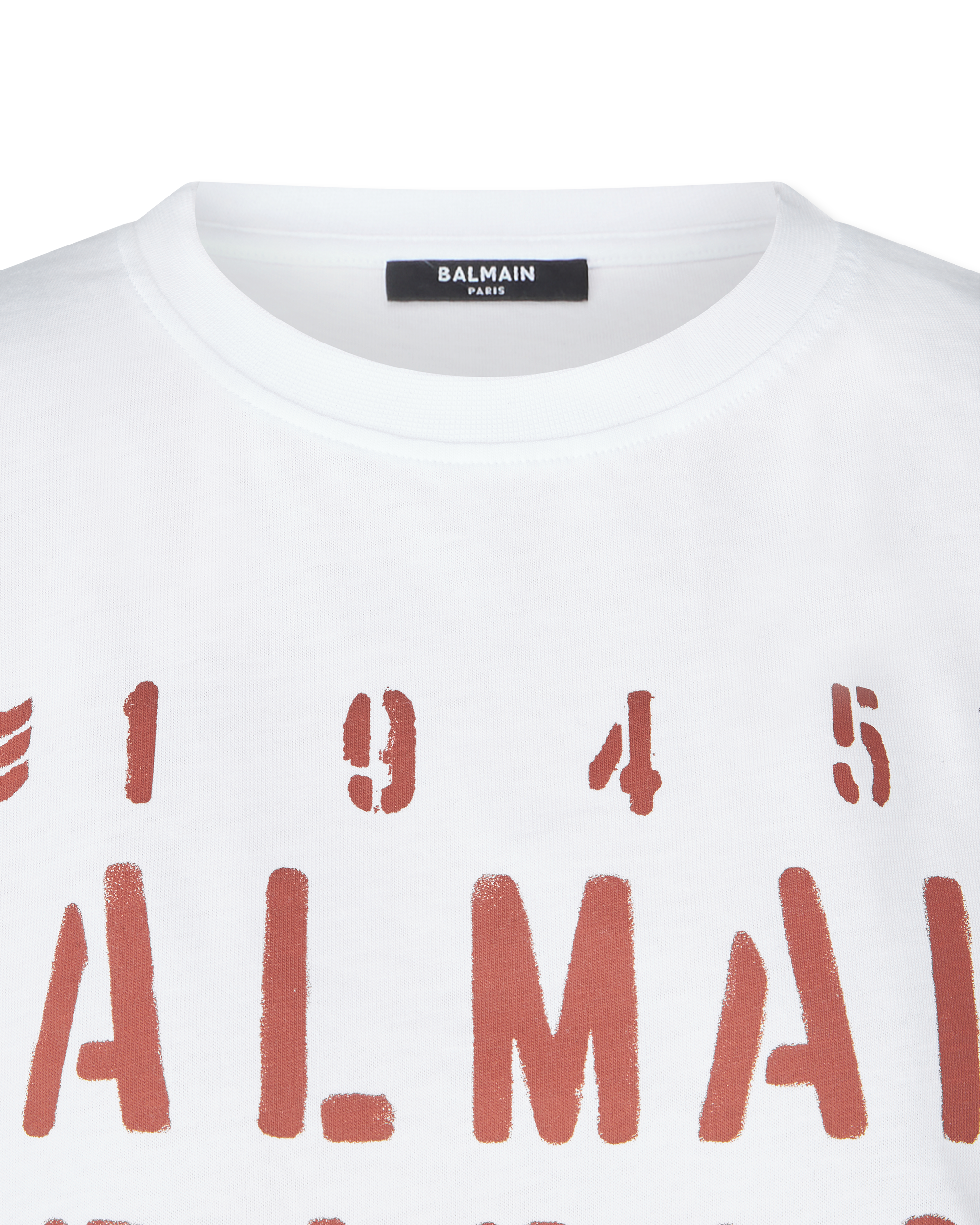 Balmain Plage Cropped T-Shirt
