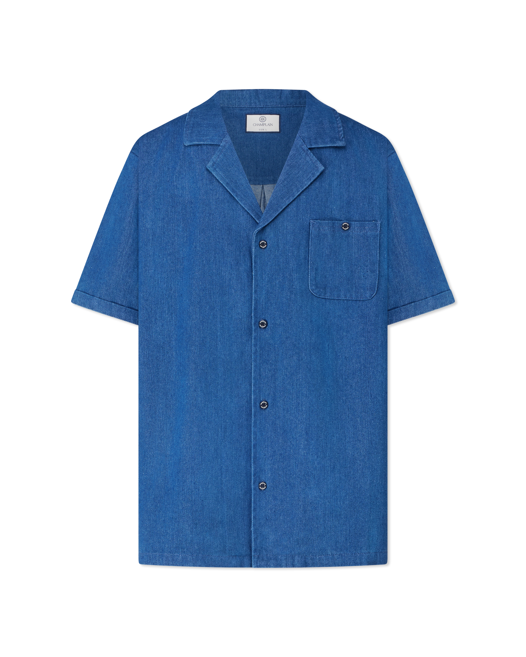 Denim Cuban Shirt
