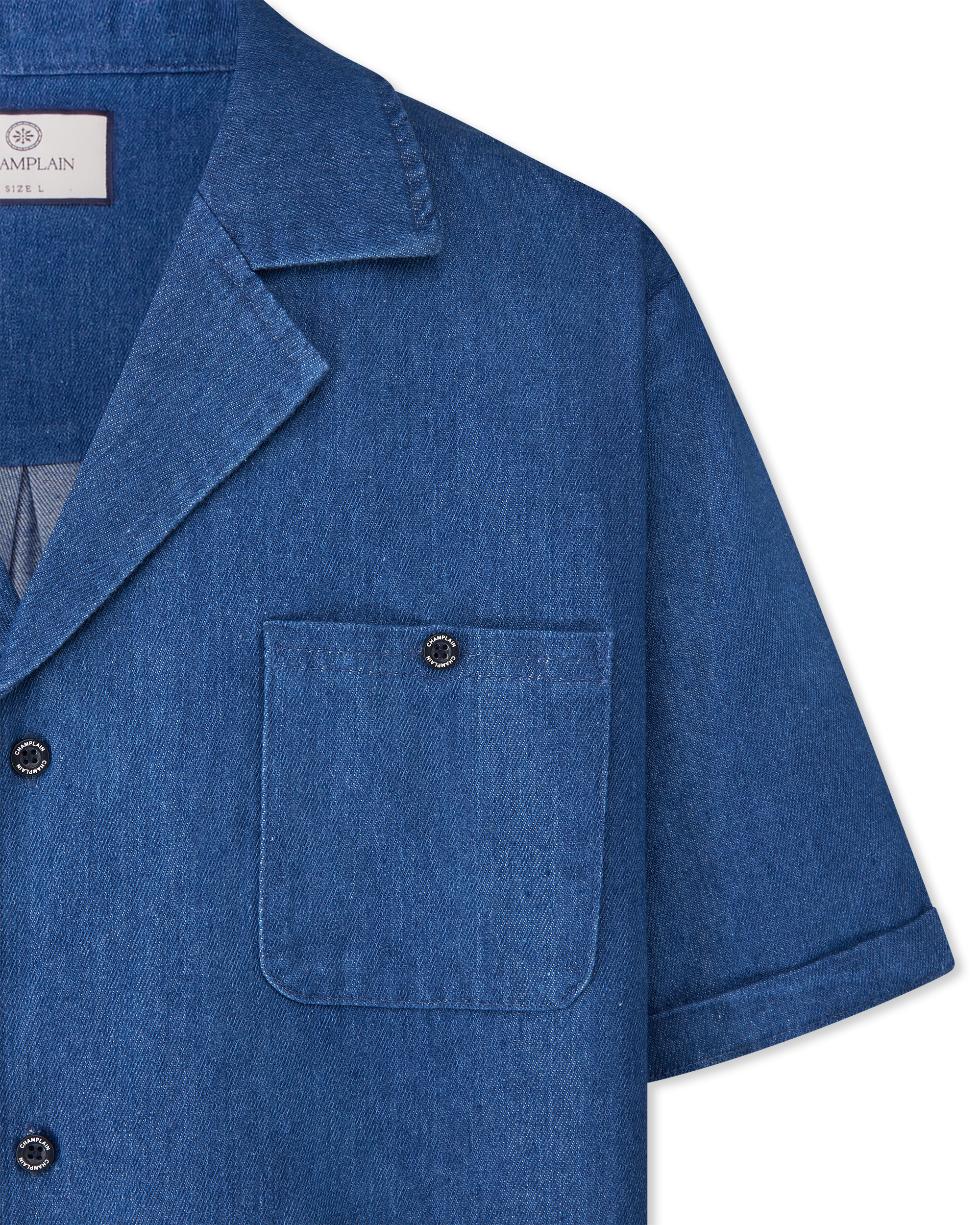 Denim Cuban Shirt