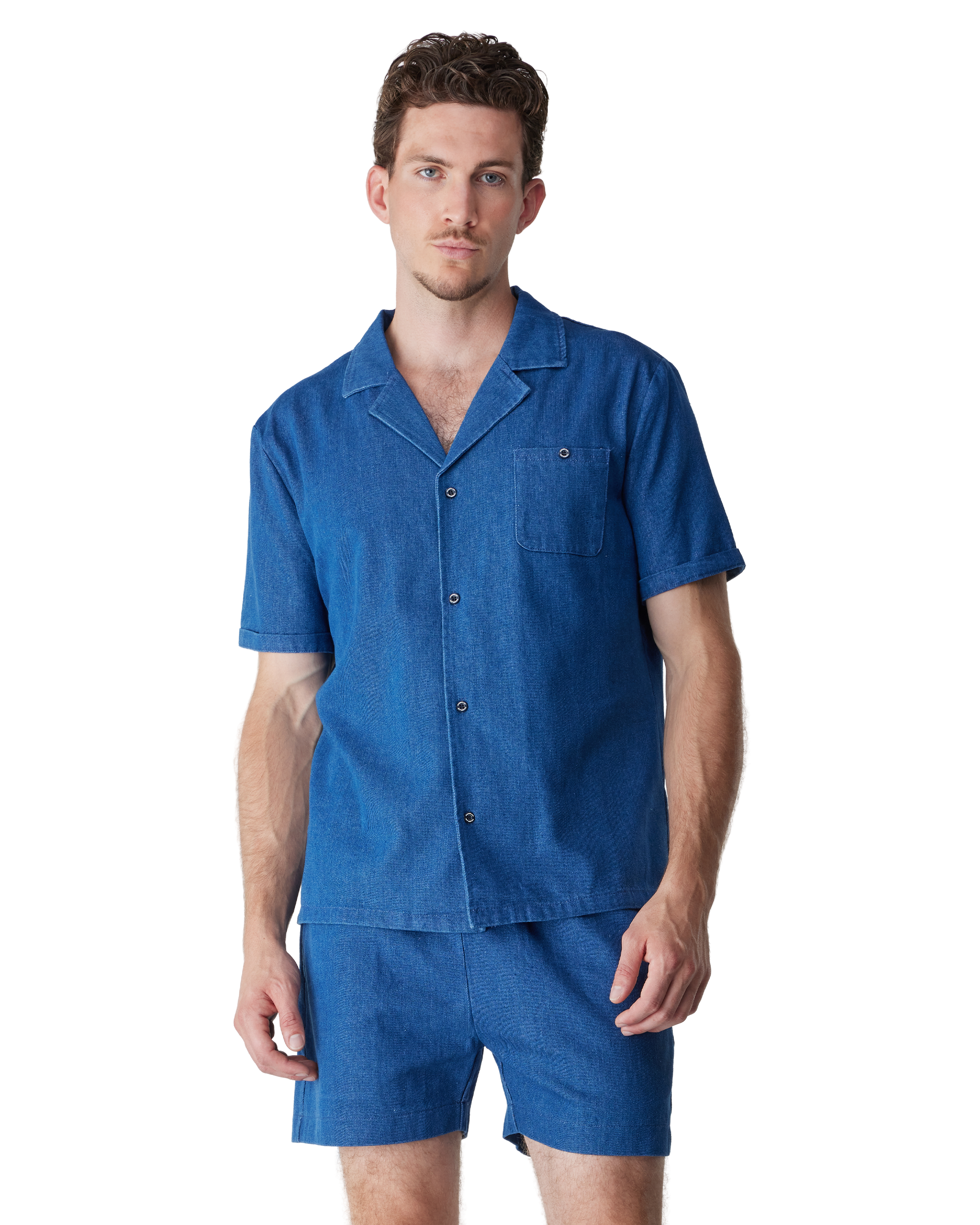 Denim Cuban Shirt