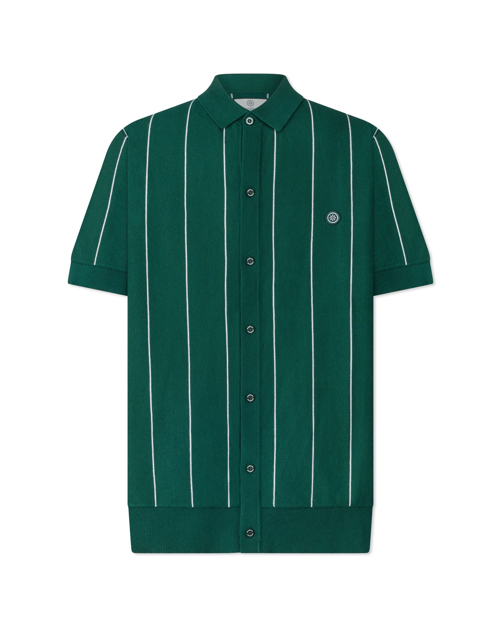 Vertical Stripe Button Down