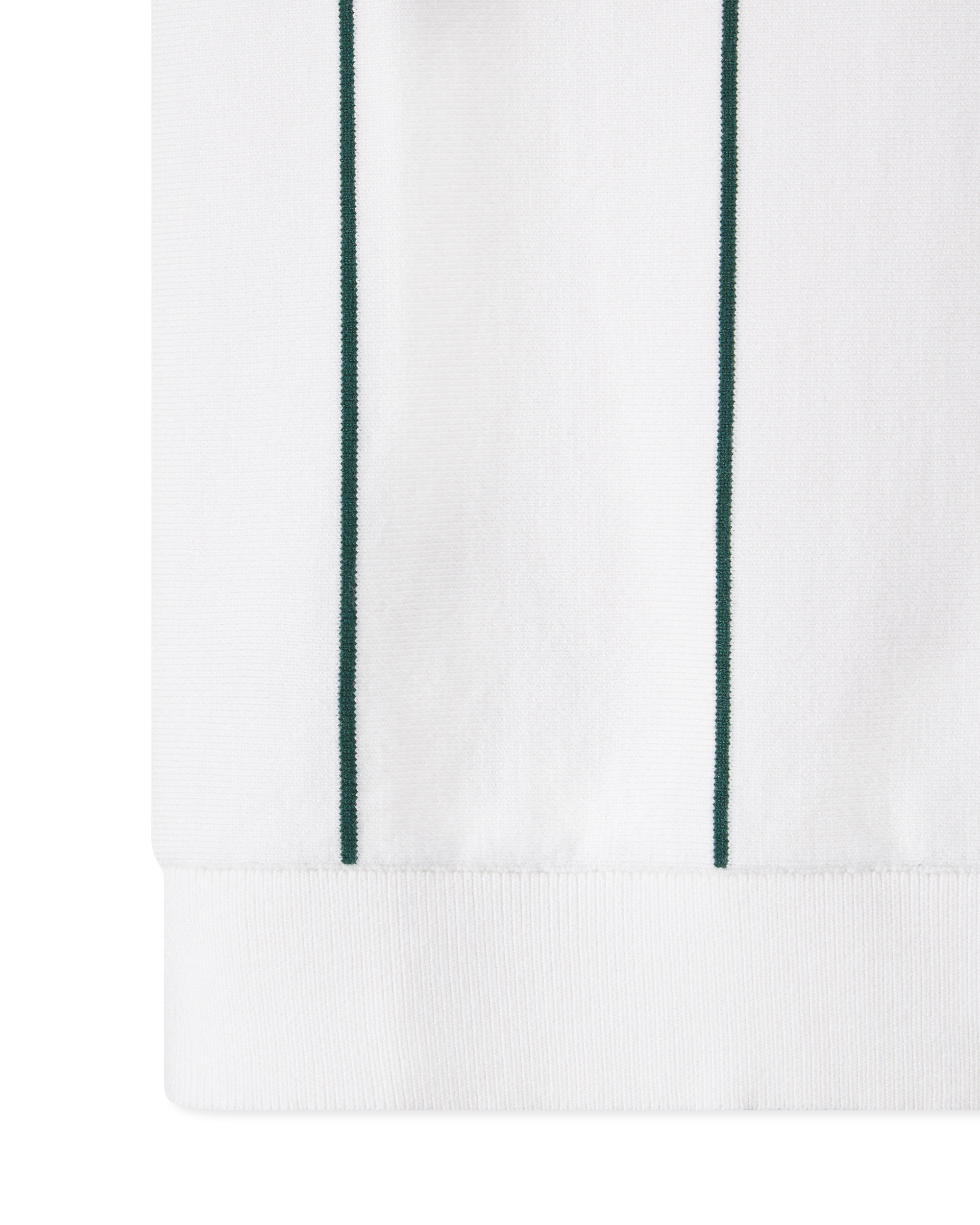 Vertical Stripe Knit Polo