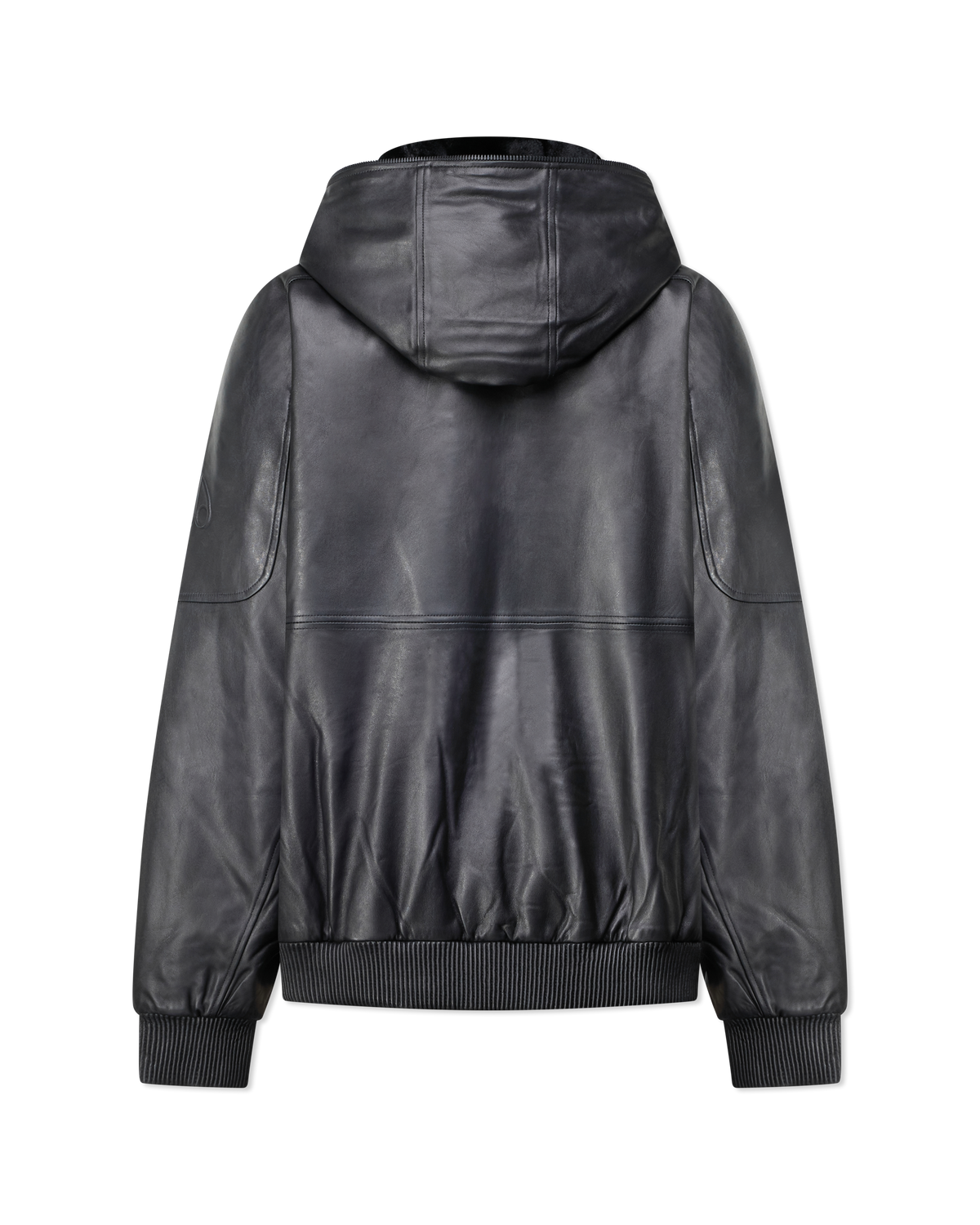 Neo Hooded Leather Jacket