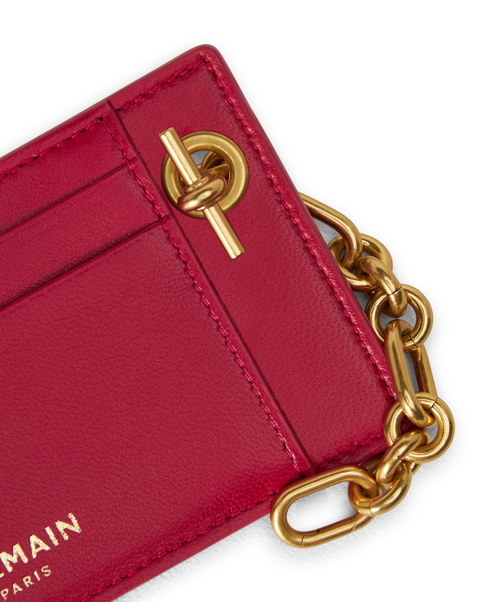 Pulse Lambskin Chain Card Holder
