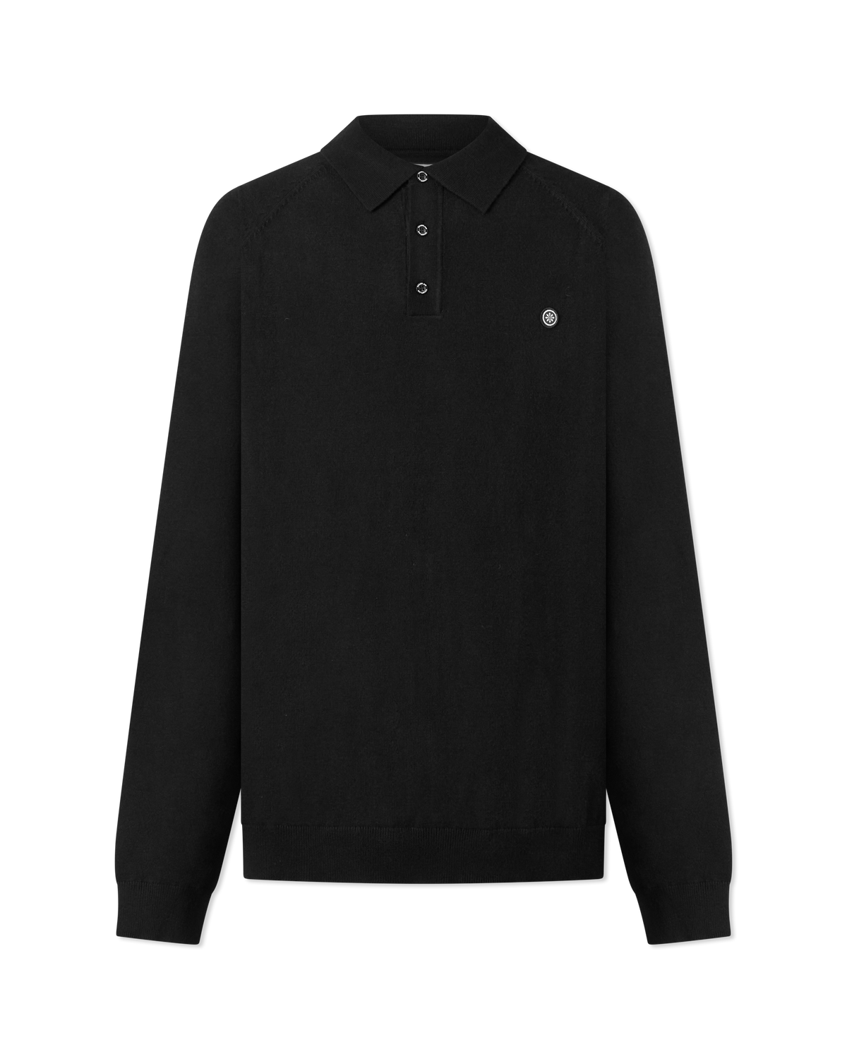 Long Sleeve Knit Polo