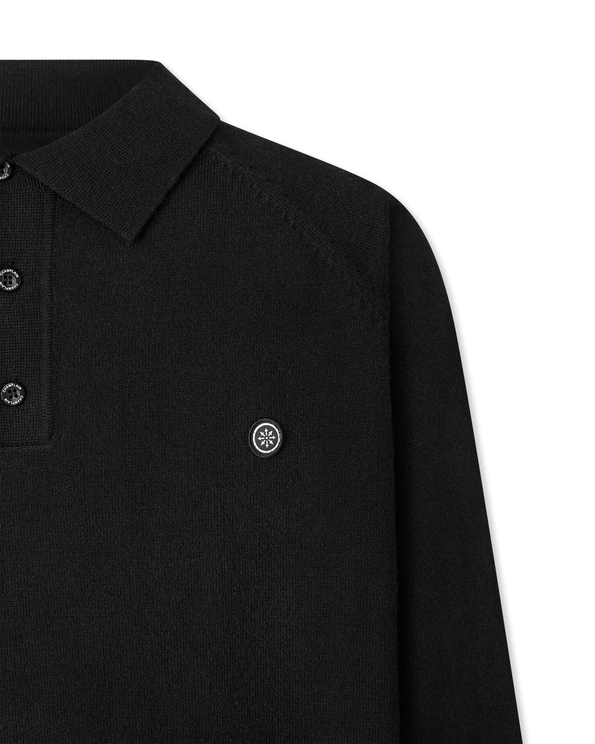 Long Sleeve Knit Polo
