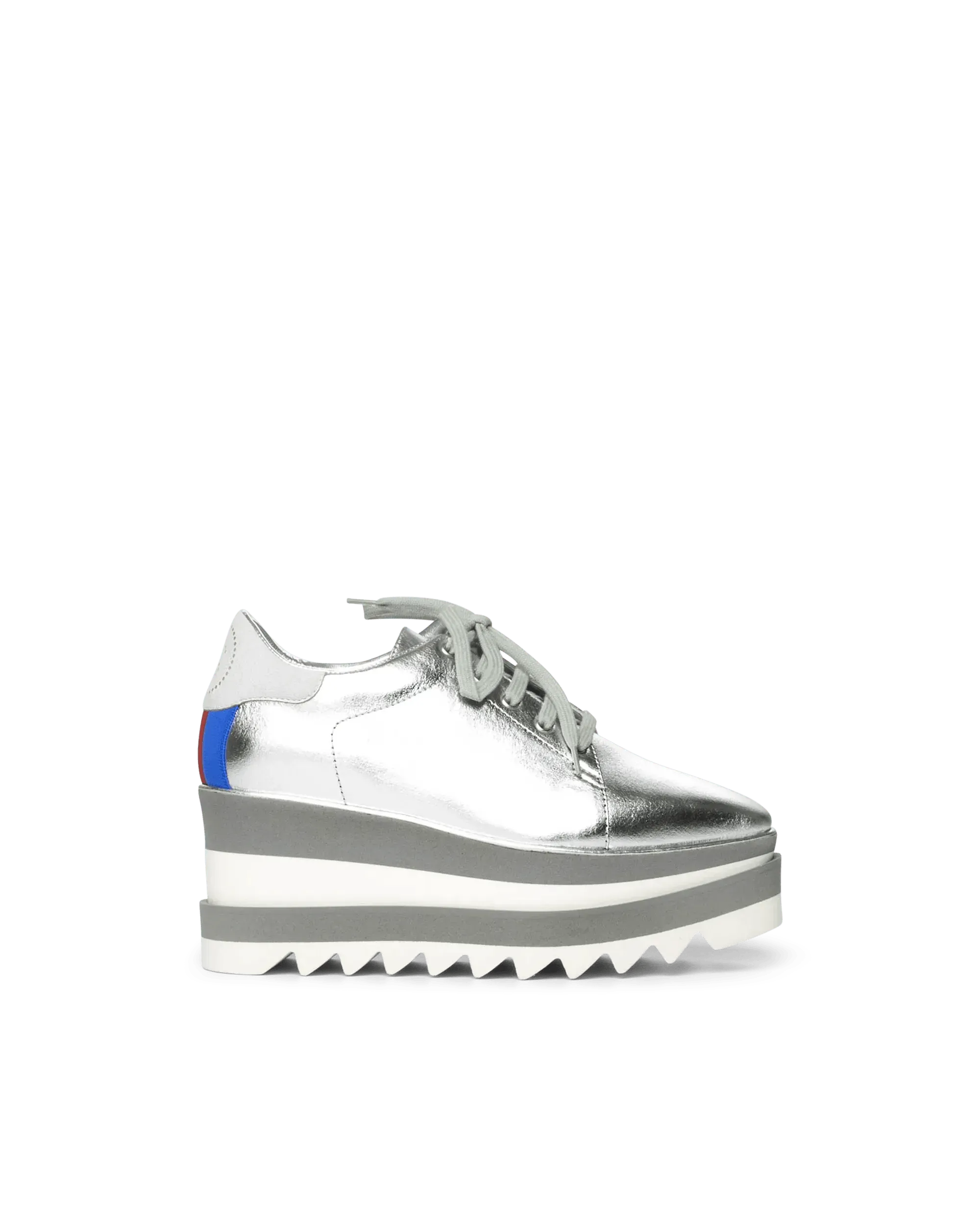 Silver Platform Sneakers - DIHSAN