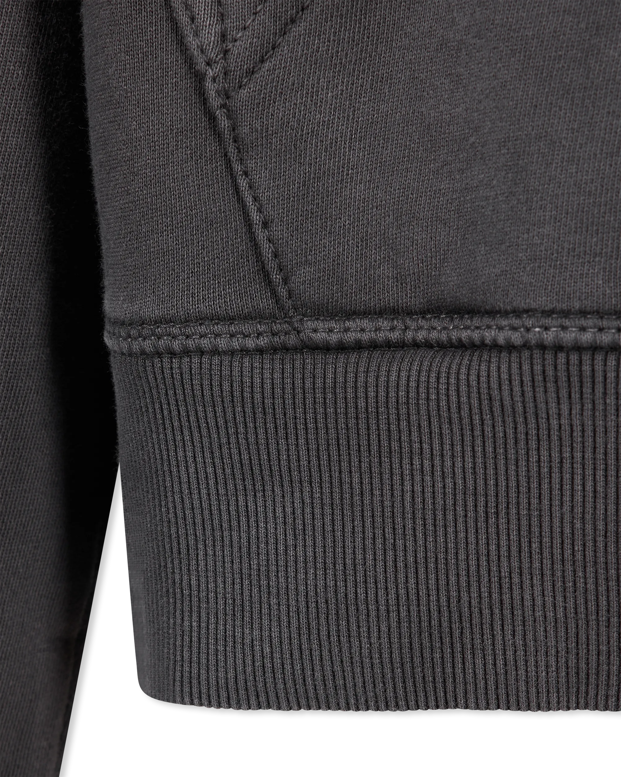 Black Cotton S-Ginn Hood K44 Sweatshirt by Diesel | DIHSAN