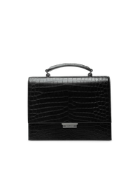 Embossed Croc Babylone Bag - DIHSAN