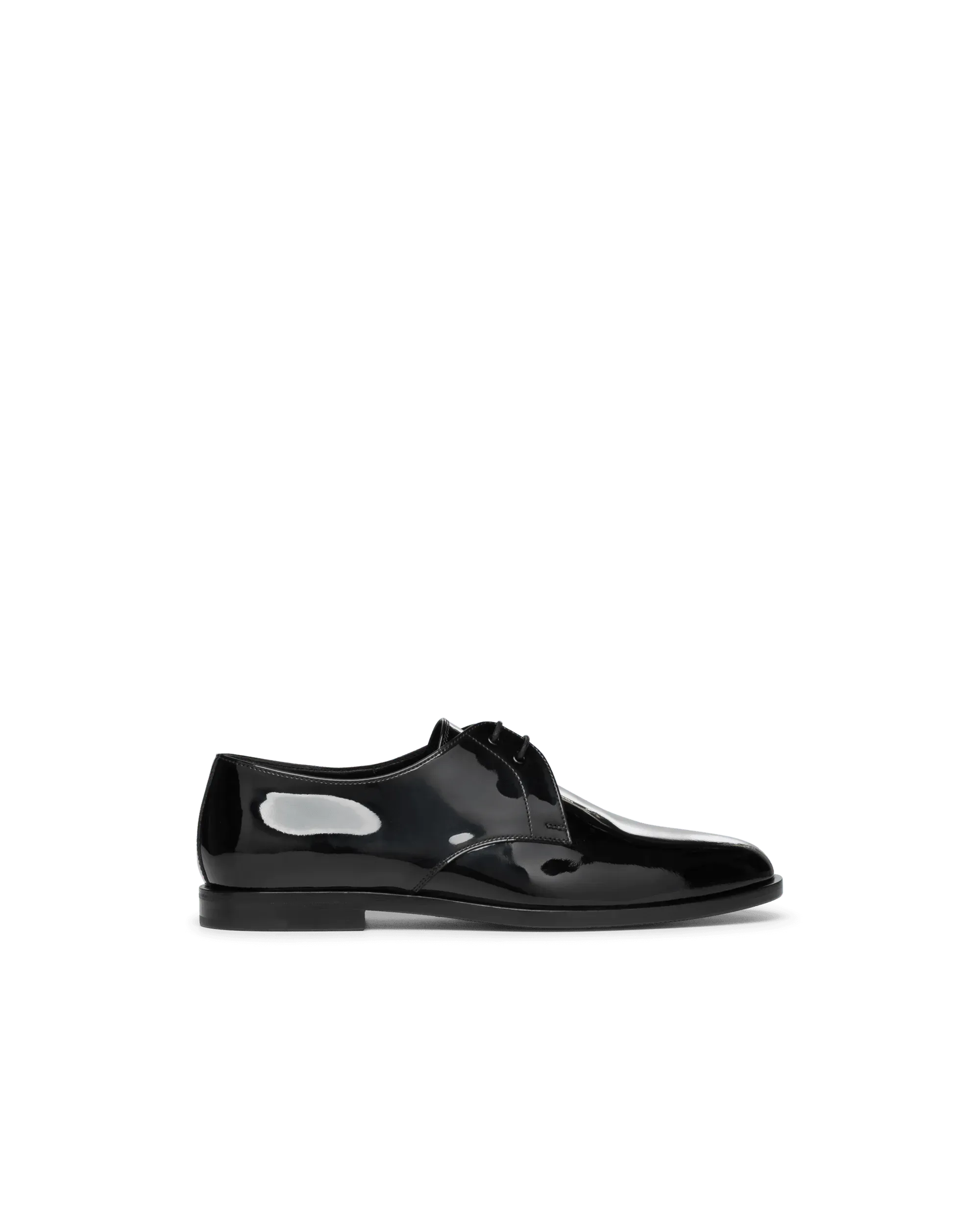 Patent Lace Up Oxfords - DIHSAN