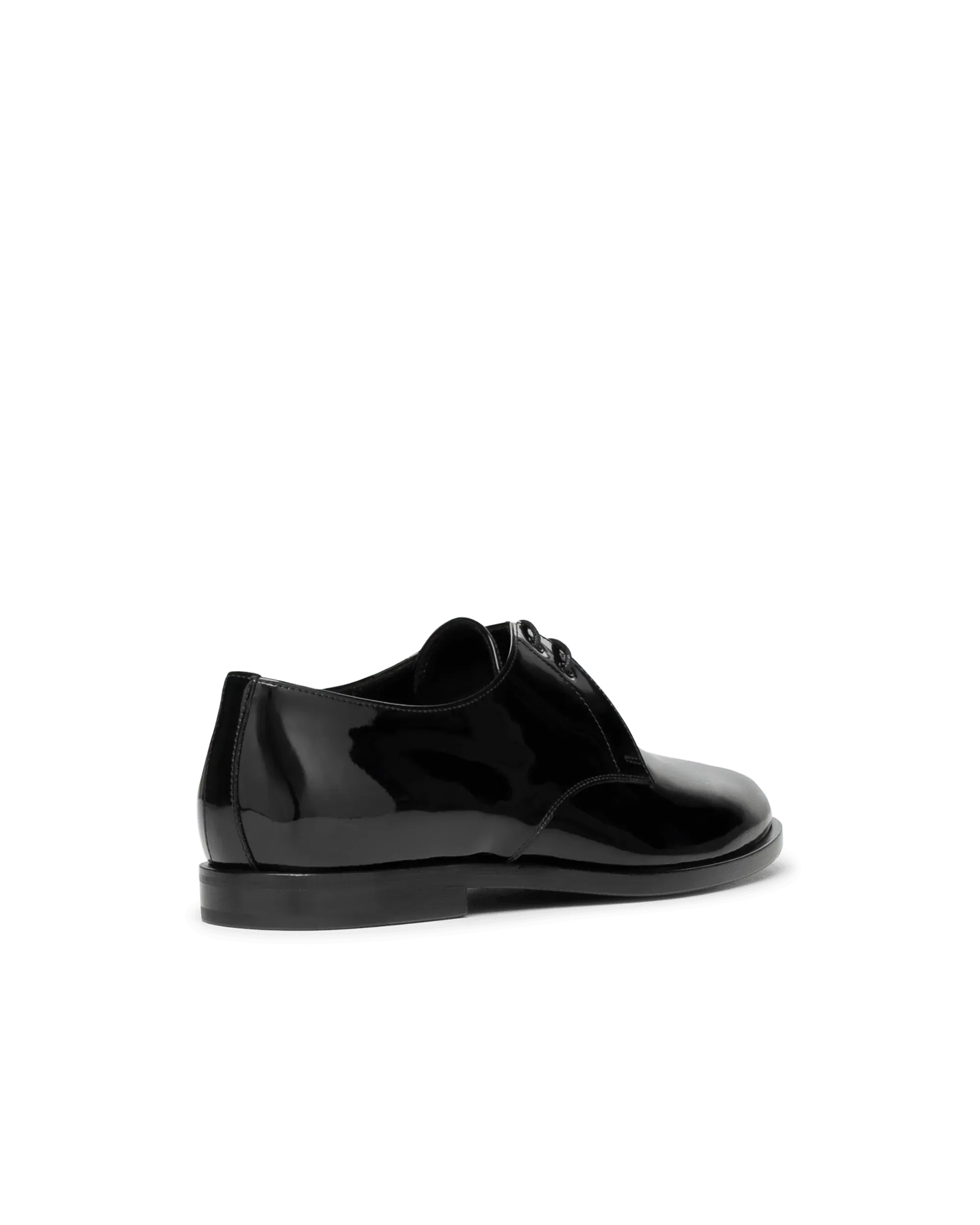 Patent Lace Up Oxfords - DIHSAN