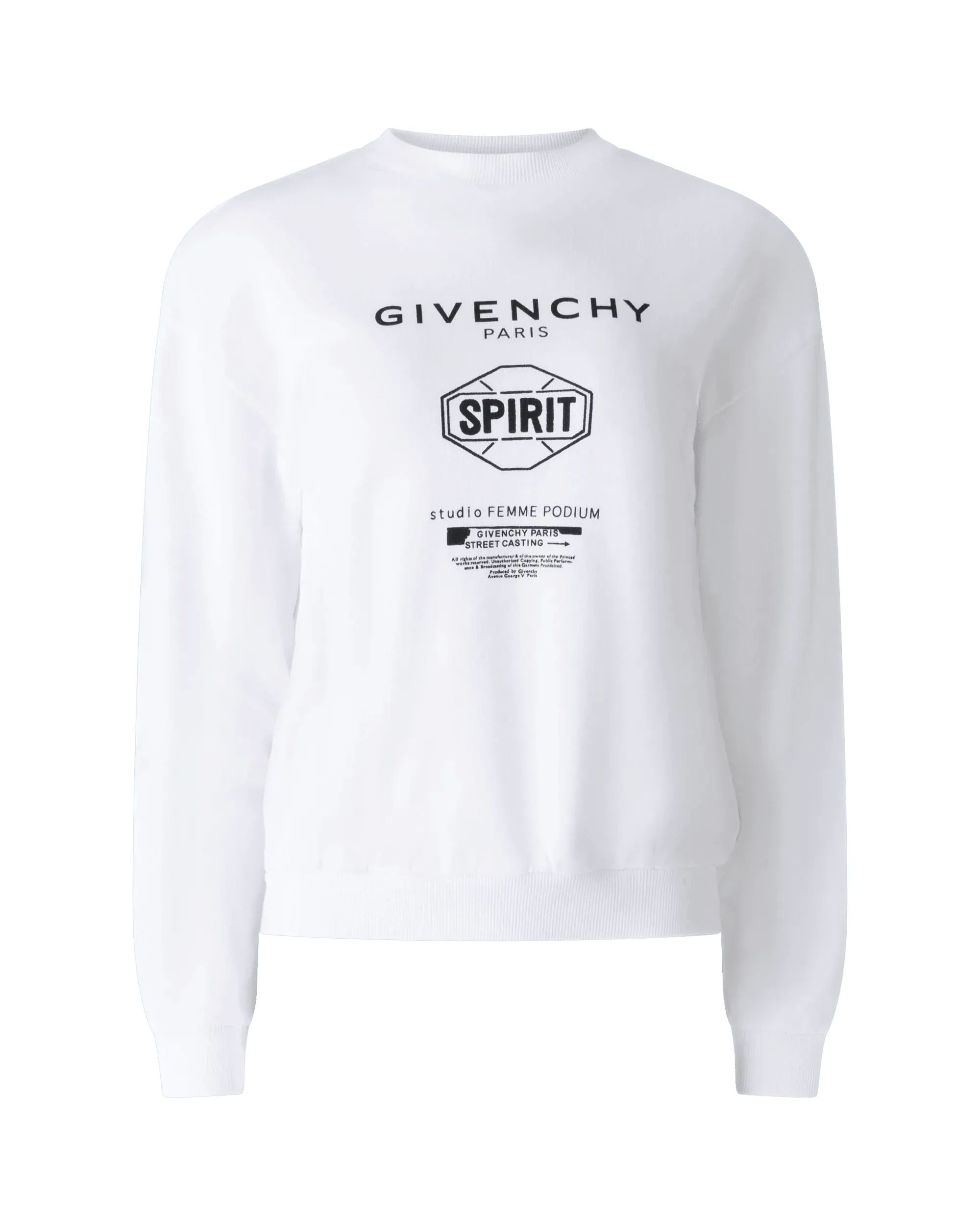 Spirit Print Sweatshirt - DIHSAN