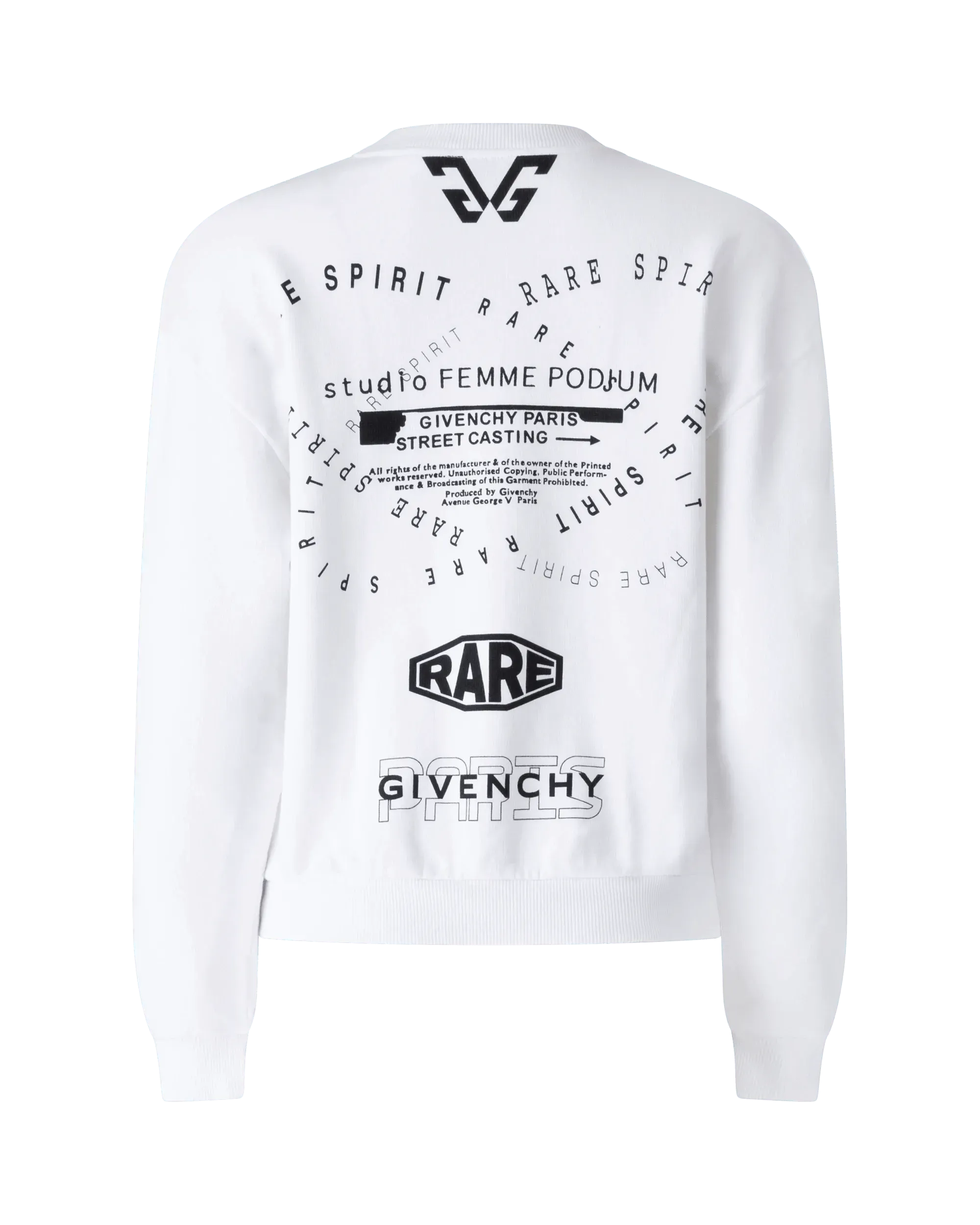 Spirit Print Sweatshirt - DIHSAN