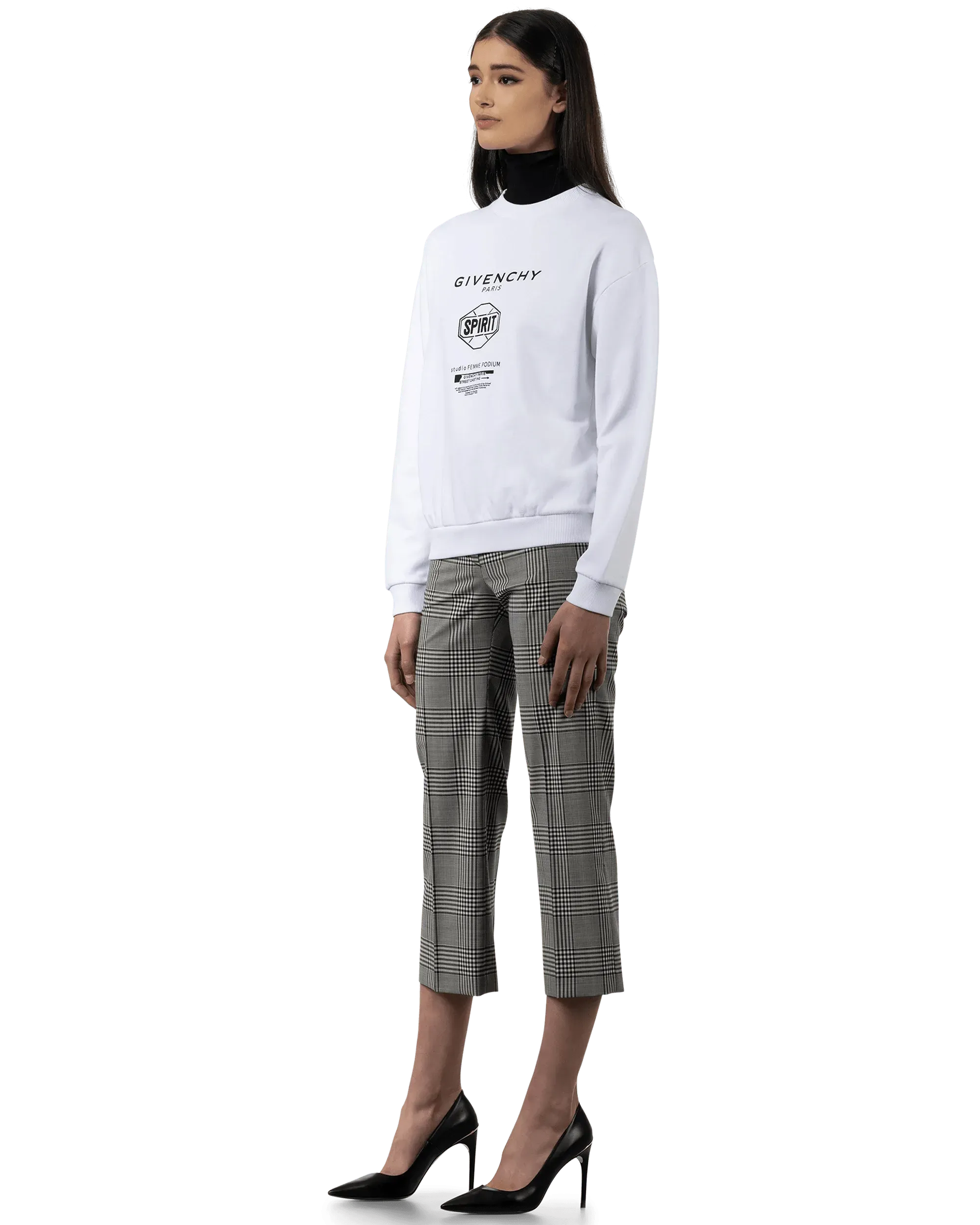 Spirit Print Sweatshirt - DIHSAN