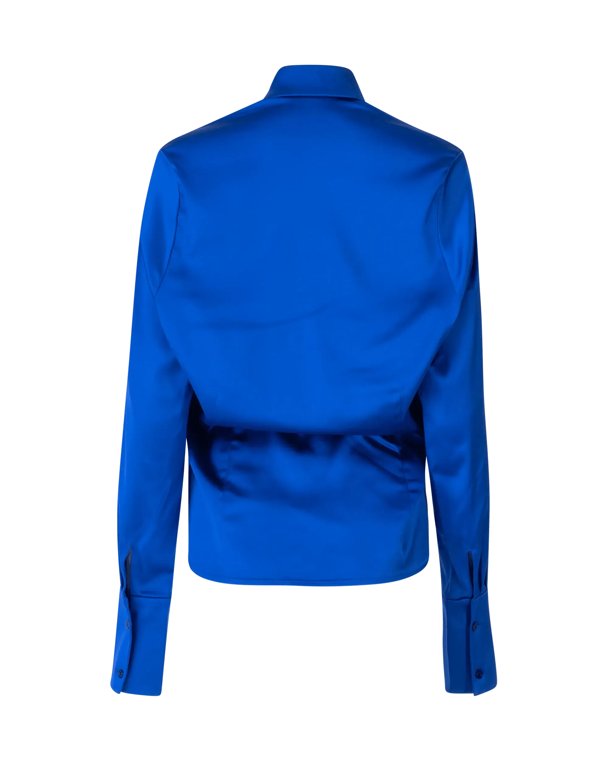 Satin Button Up Shirt - DIHSAN