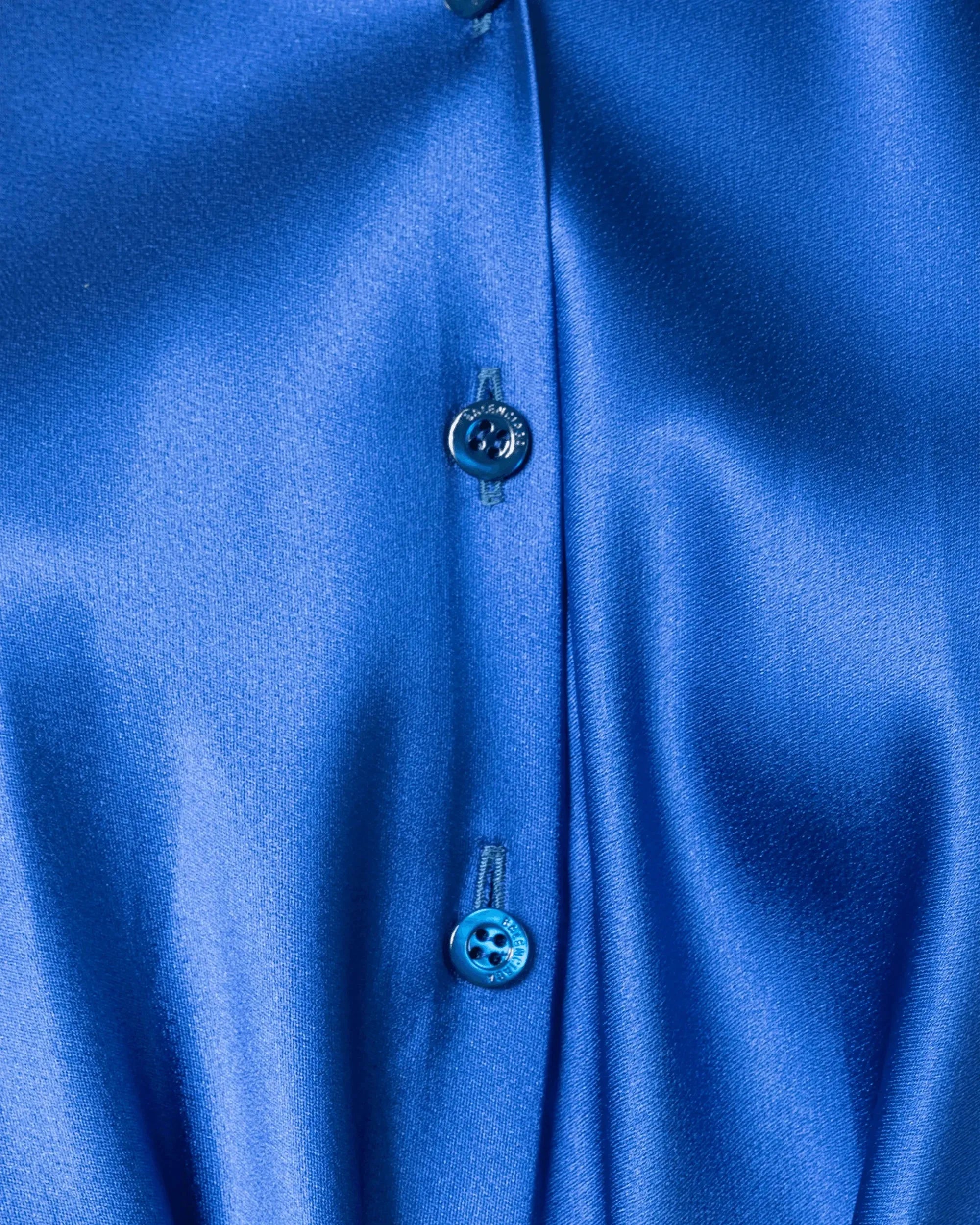 Satin Button Up Shirt - DIHSAN