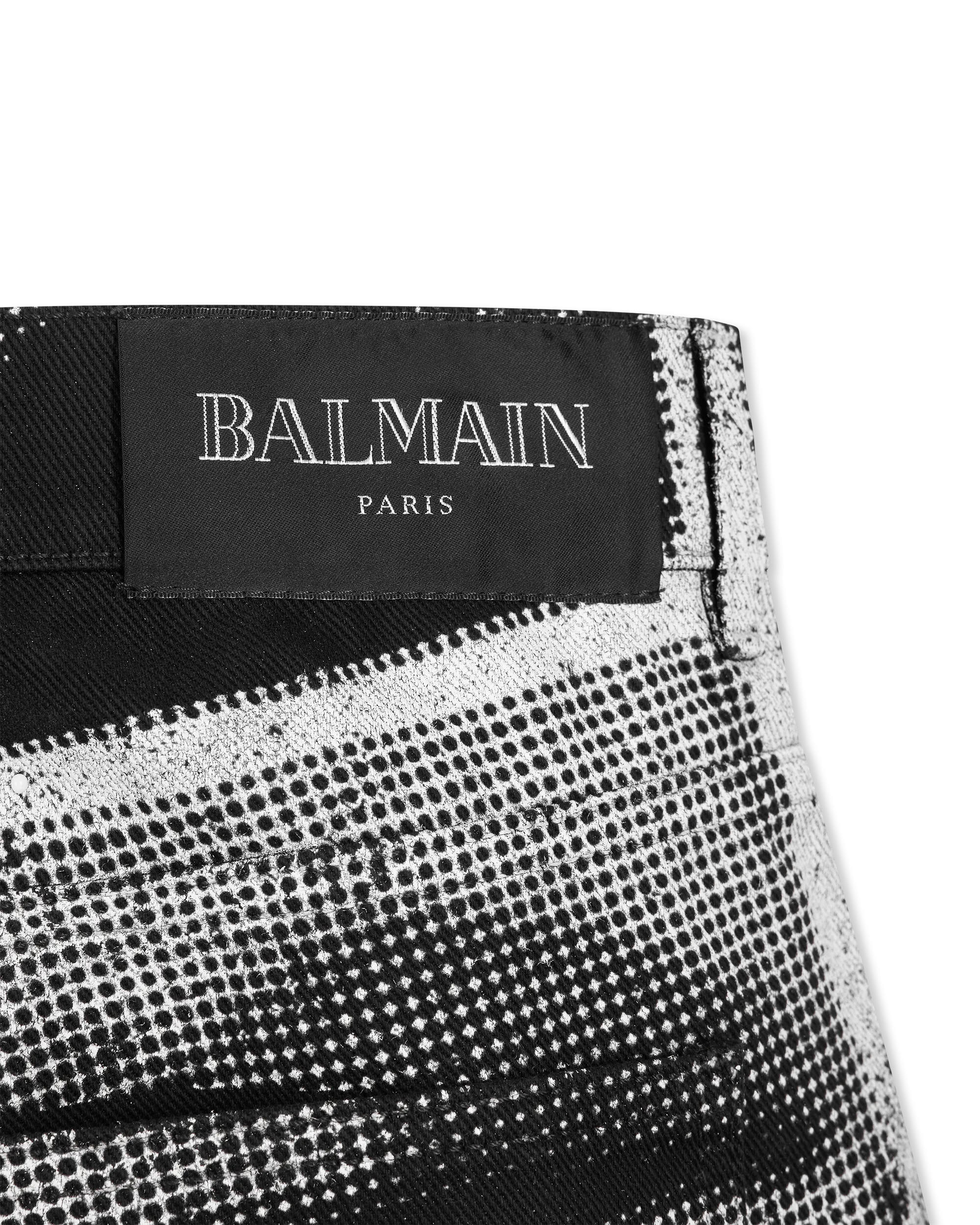 Relaxed Fit Lips Printed Jeans - DIHSAN