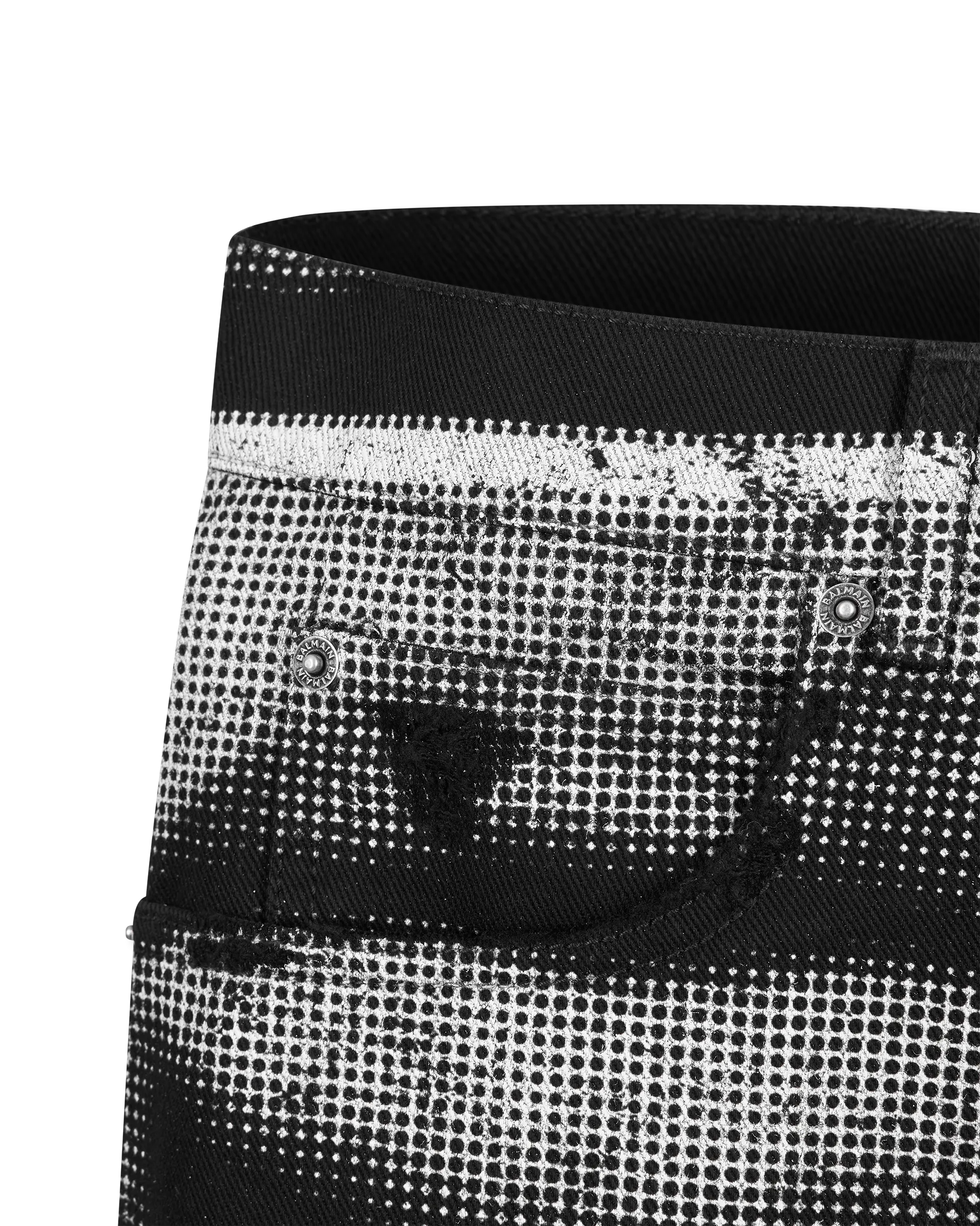 Relaxed Fit Lips Printed Jeans - DIHSAN