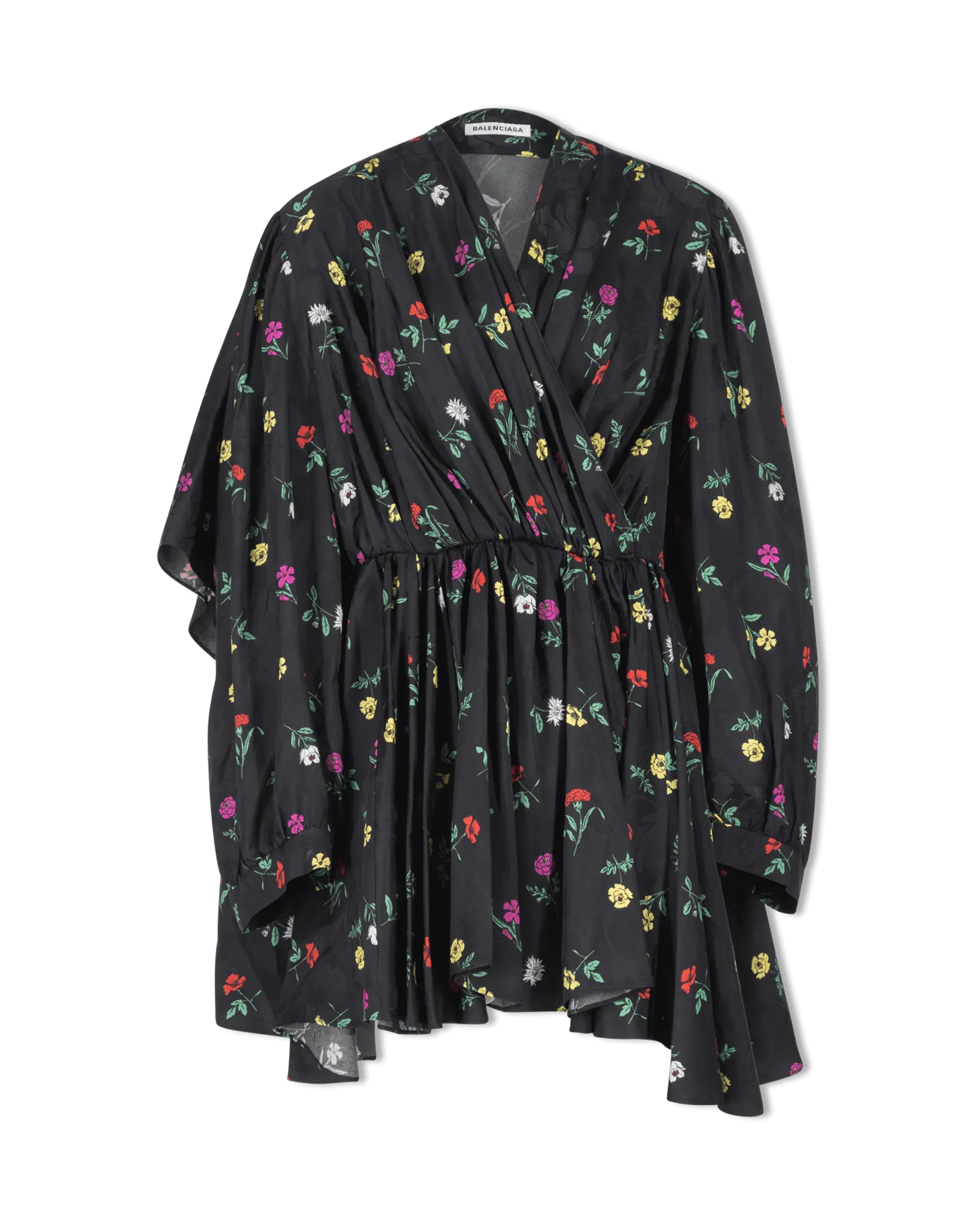 Falling Flowers Jacquard Dress - DIHSAN