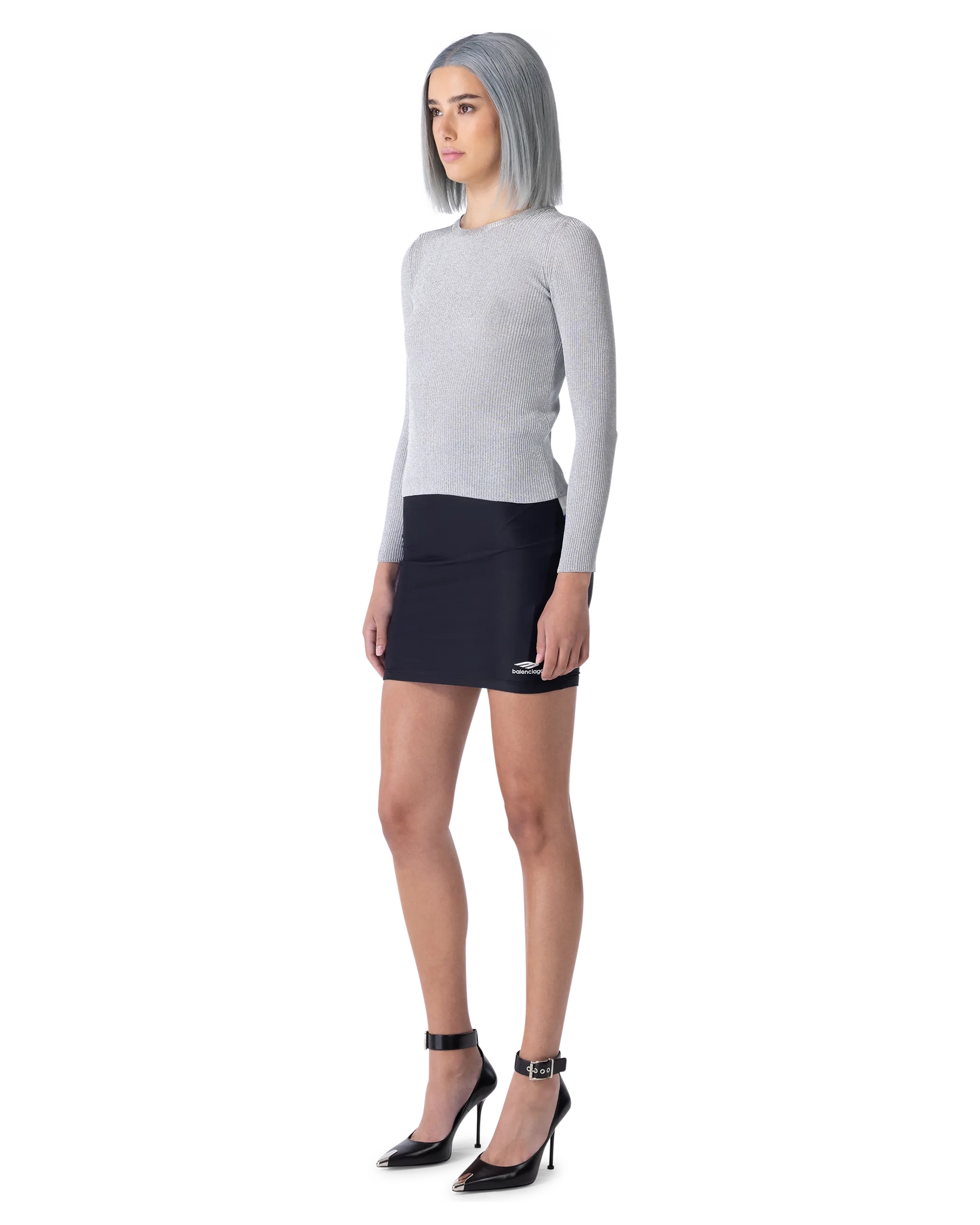 Spandex Tracksuit Short Skirt