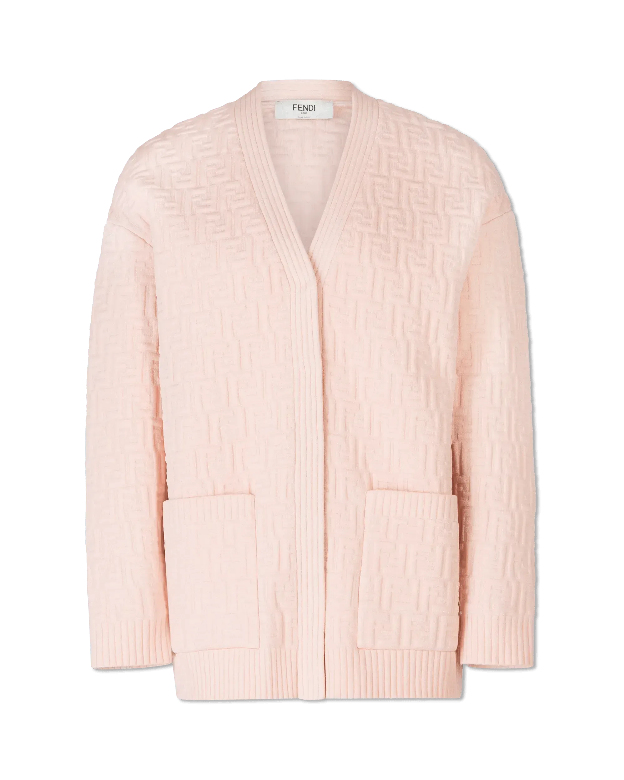 FF Embossed Cardigan - DIHSAN