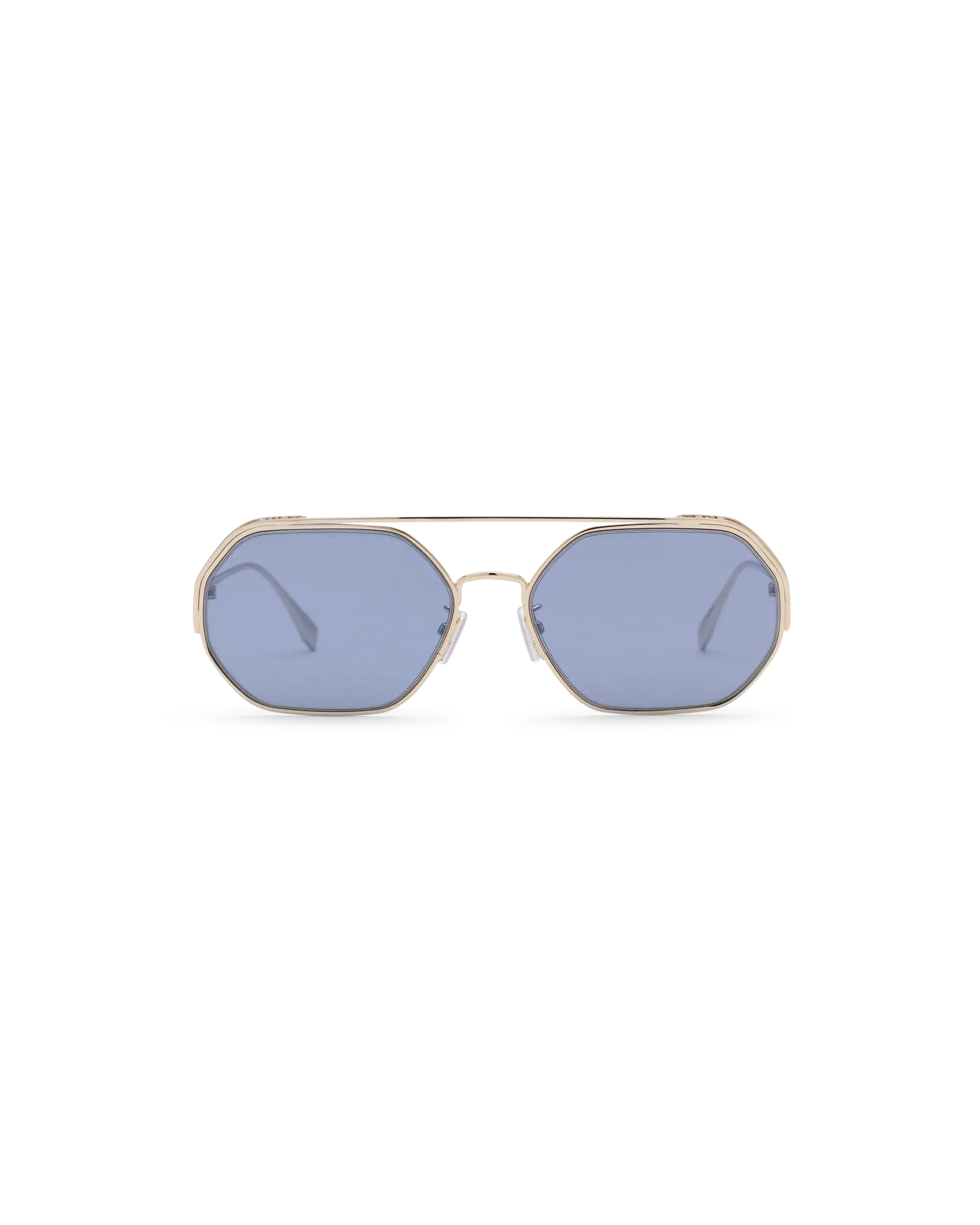 Blue Lens O’Lock Hexagonal Sunglasses