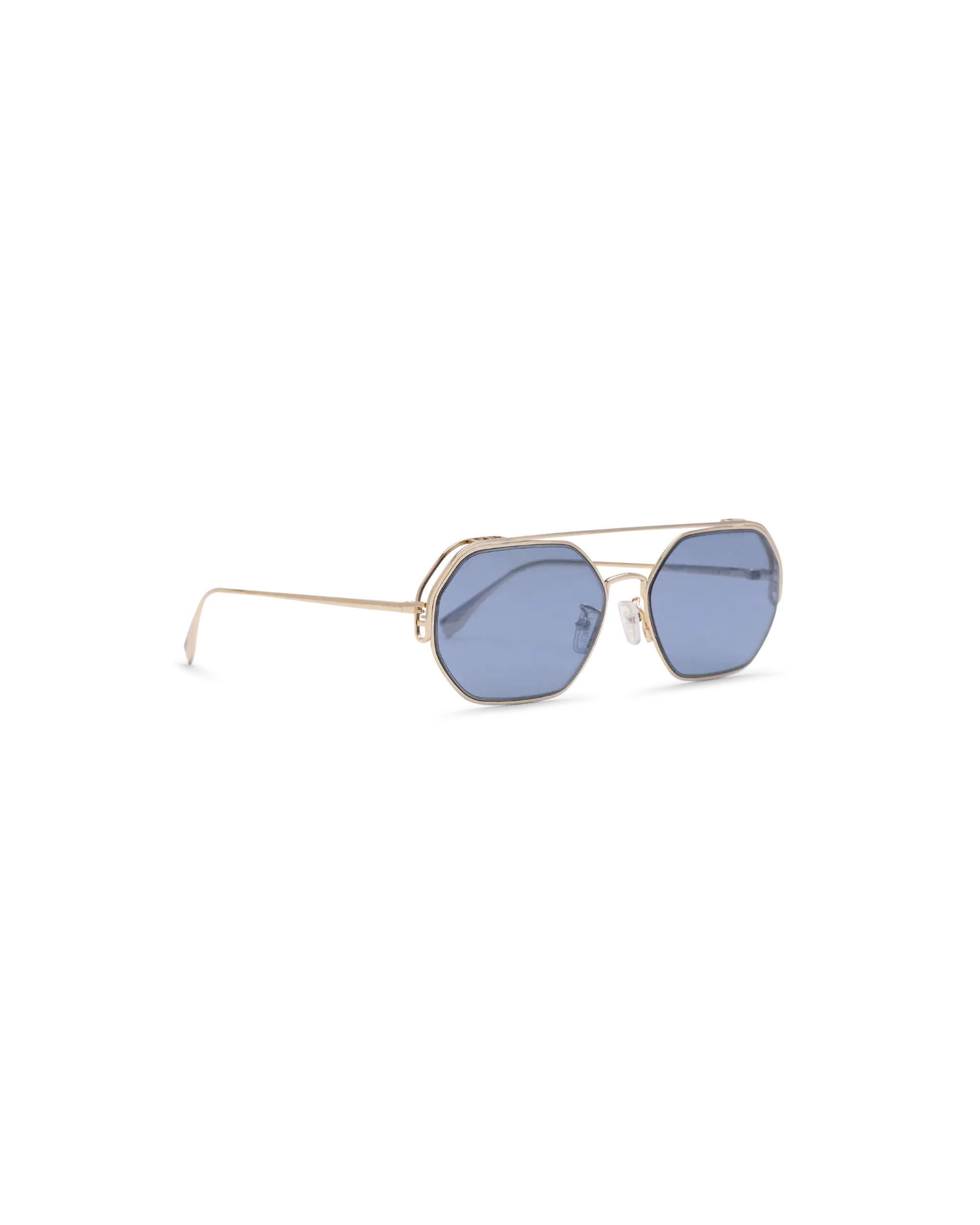 Blue Lens O’Lock Hexagonal Sunglasses
