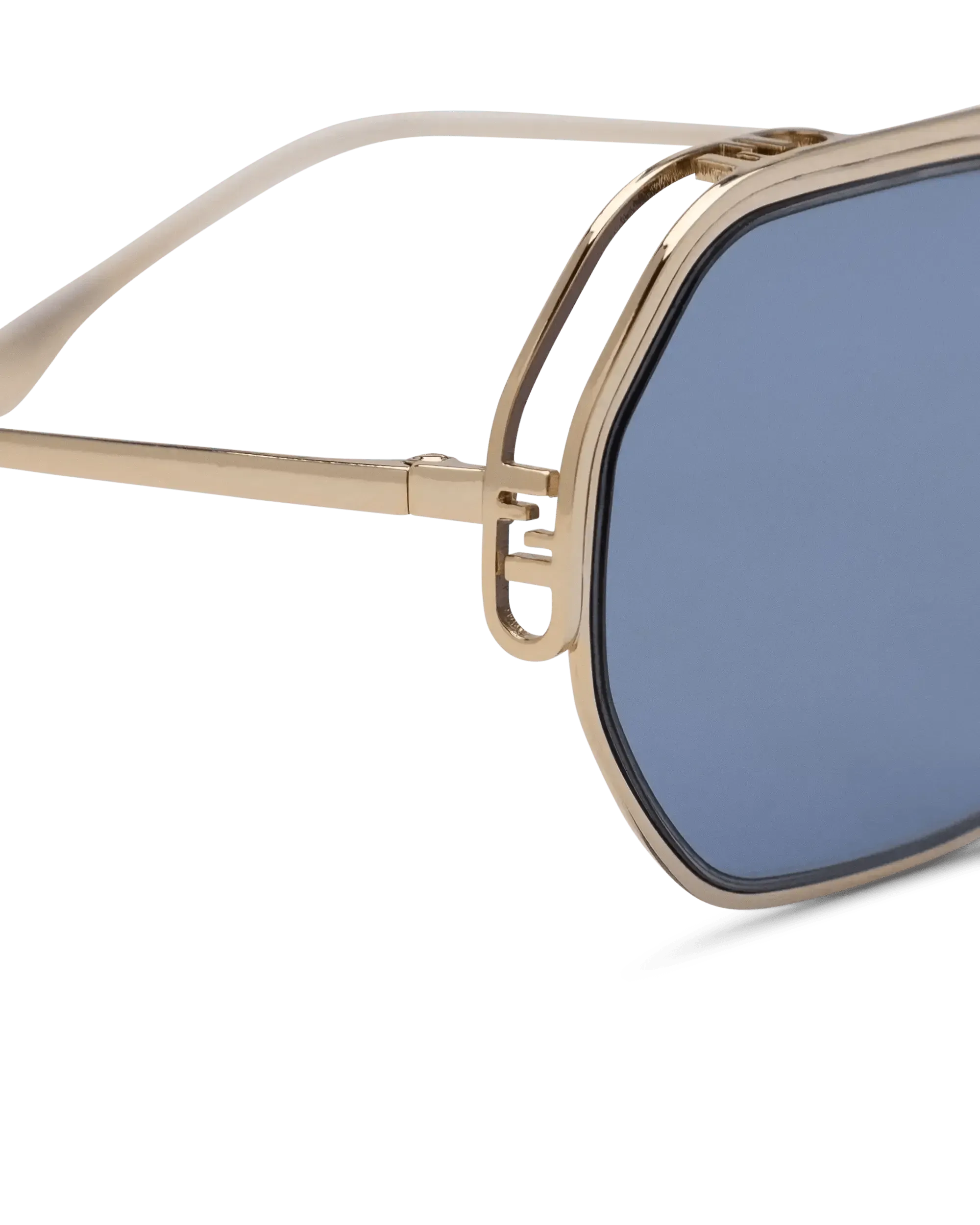 Blue Lens O’Lock Hexagonal Sunglasses - DIHSAN