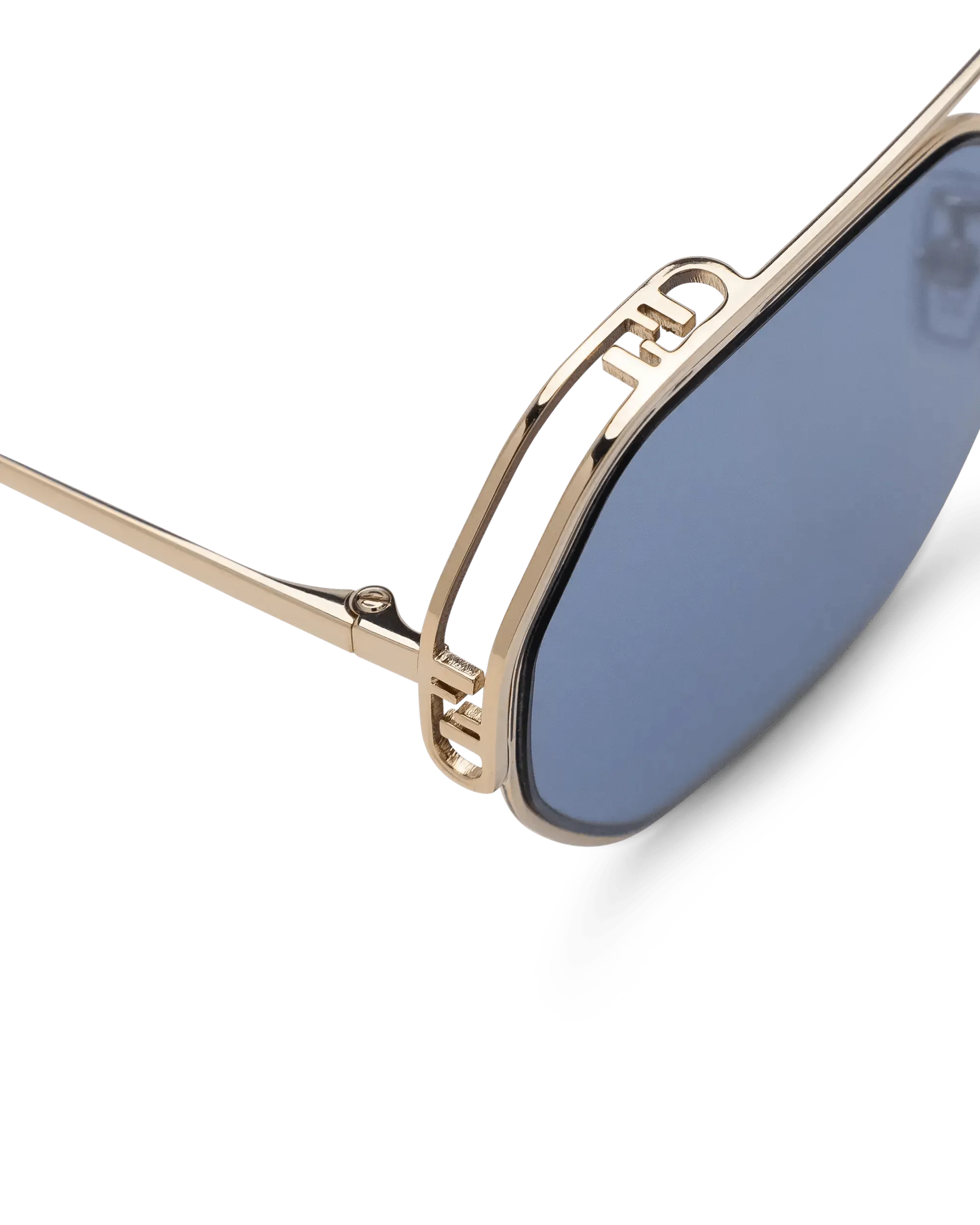 Blue Lens O’Lock Hexagonal Sunglasses - DIHSAN