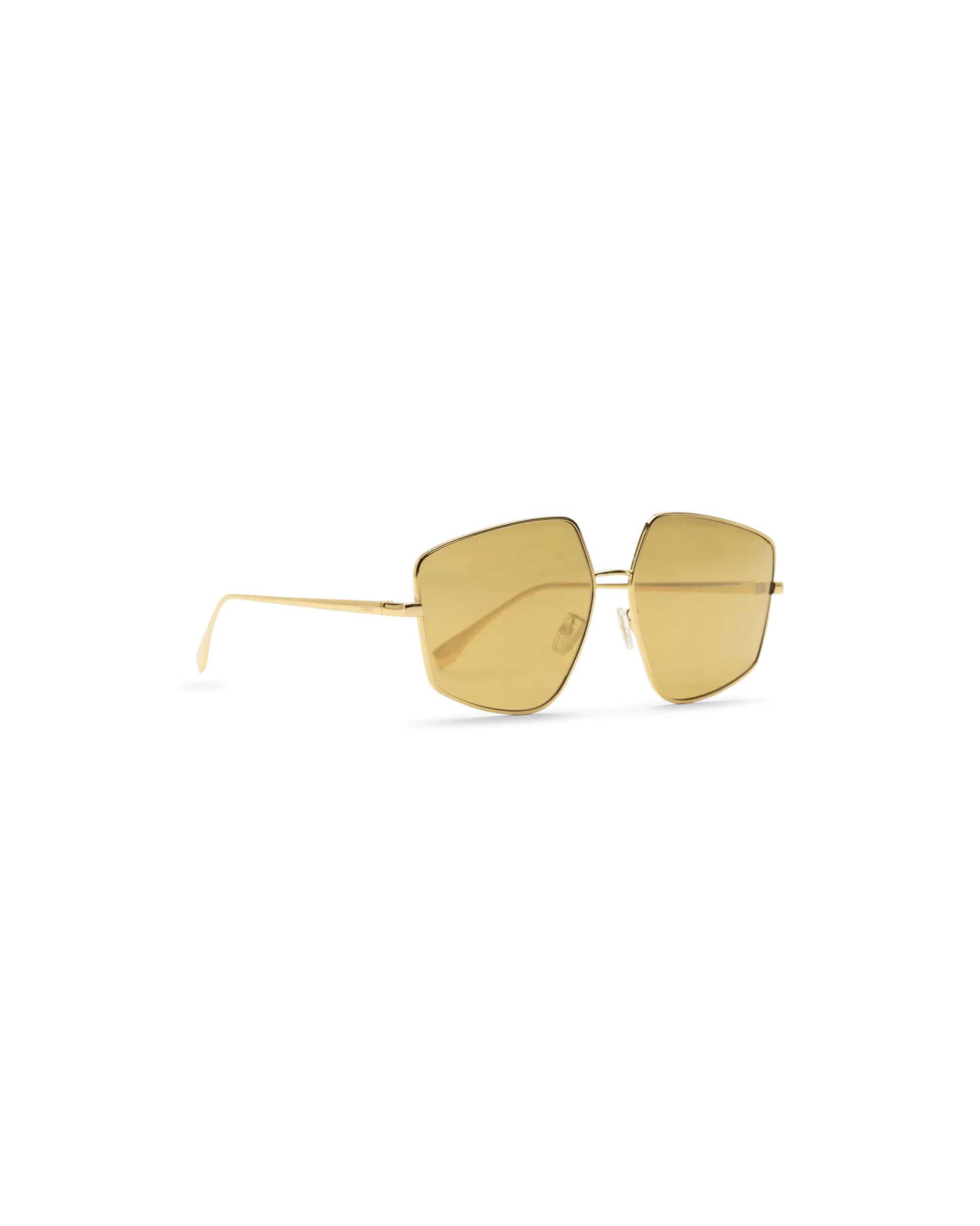 Mirrored Striped Sunglasses - DIHSAN