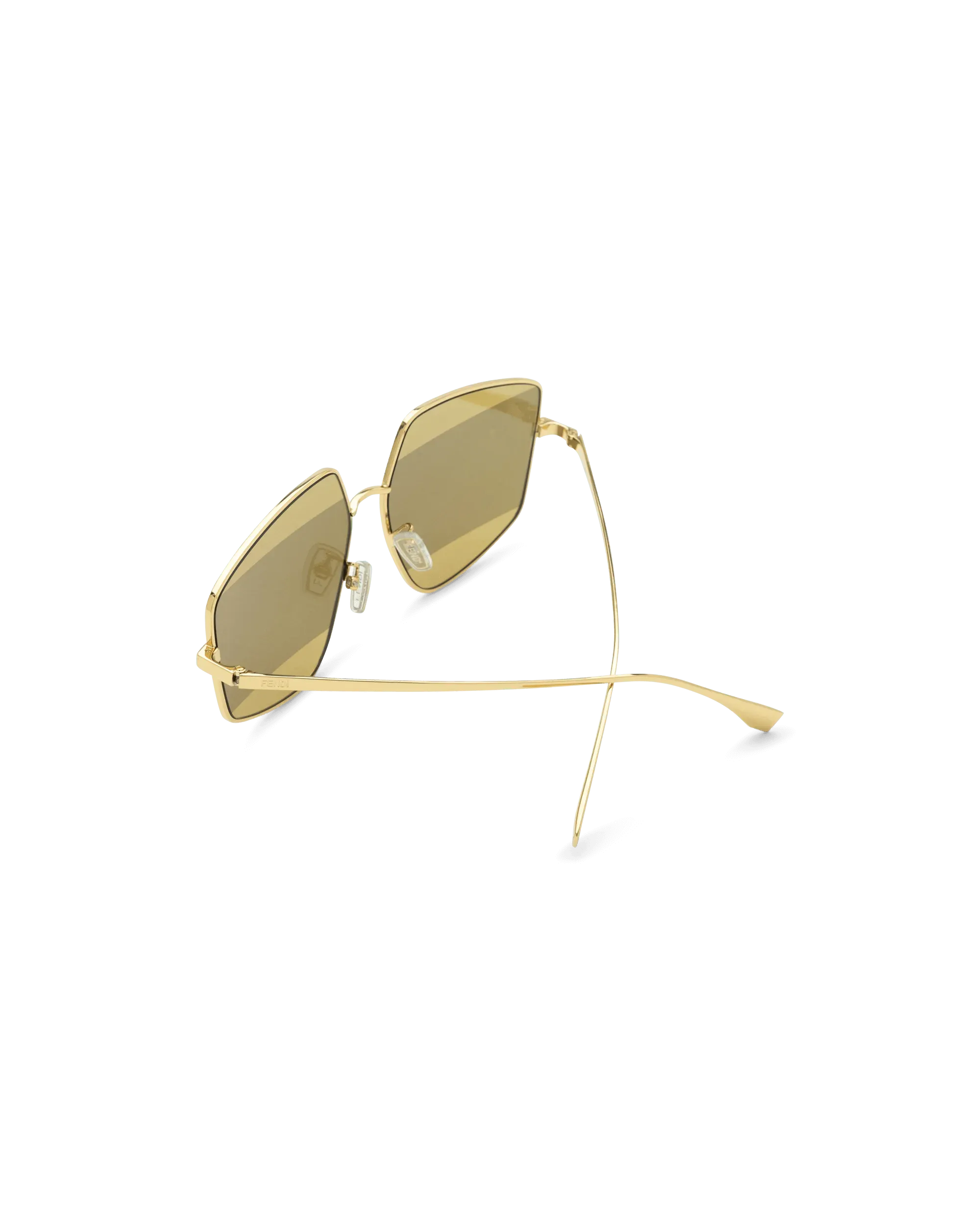 Mirrored Striped Sunglasses - DIHSAN