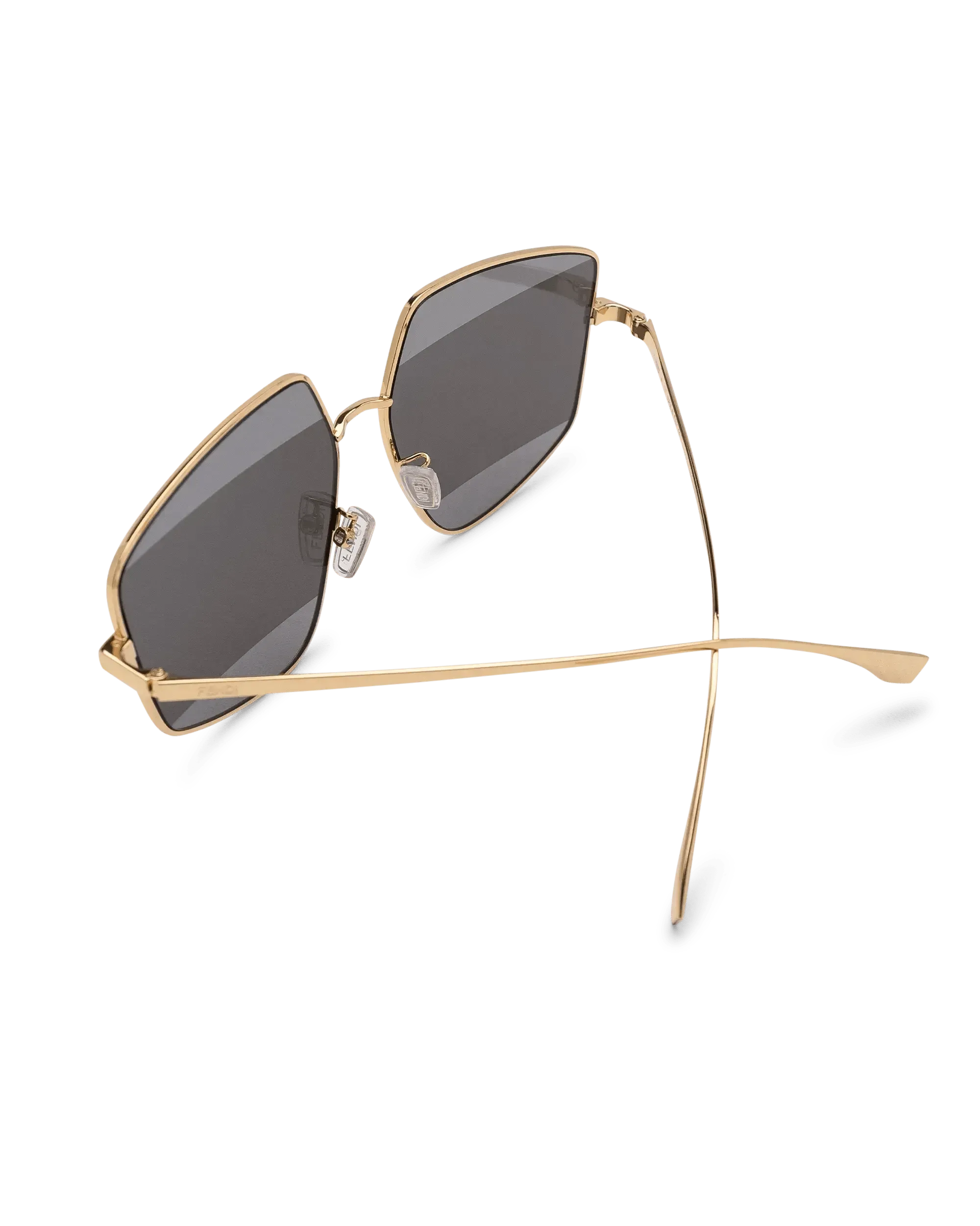 Mirrored Striped Sunglasses - DIHSAN