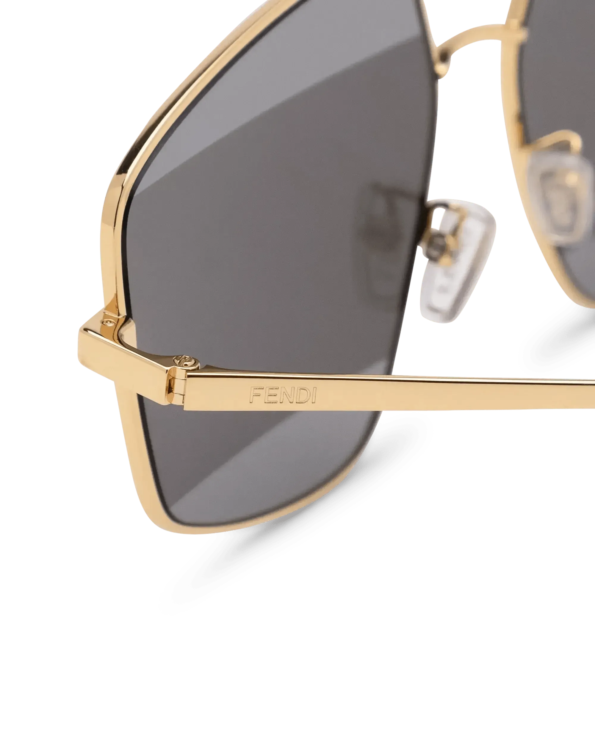 Mirrored Striped Sunglasses - DIHSAN